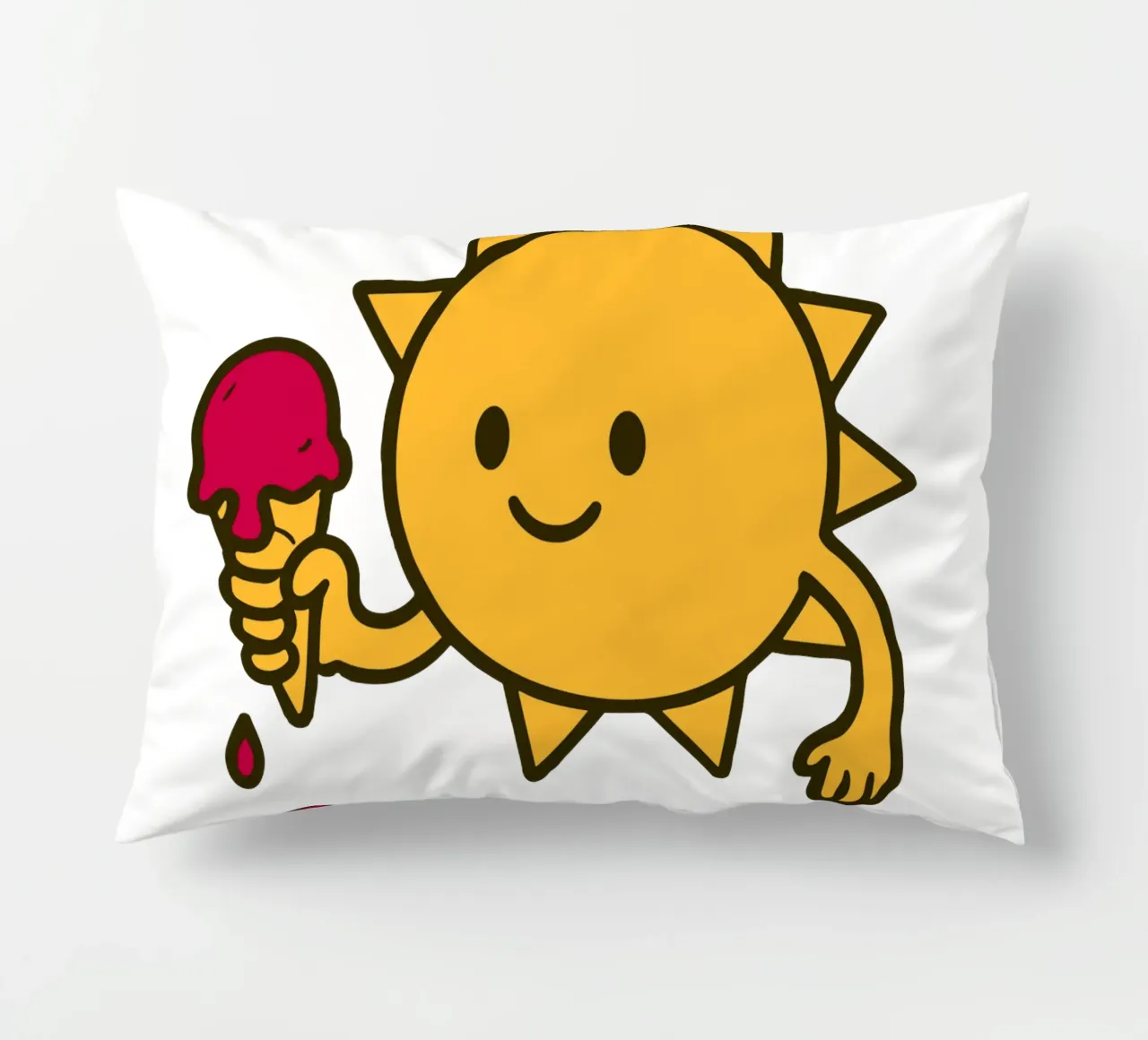 Sun and ice cream cuscino da edsonramosart
