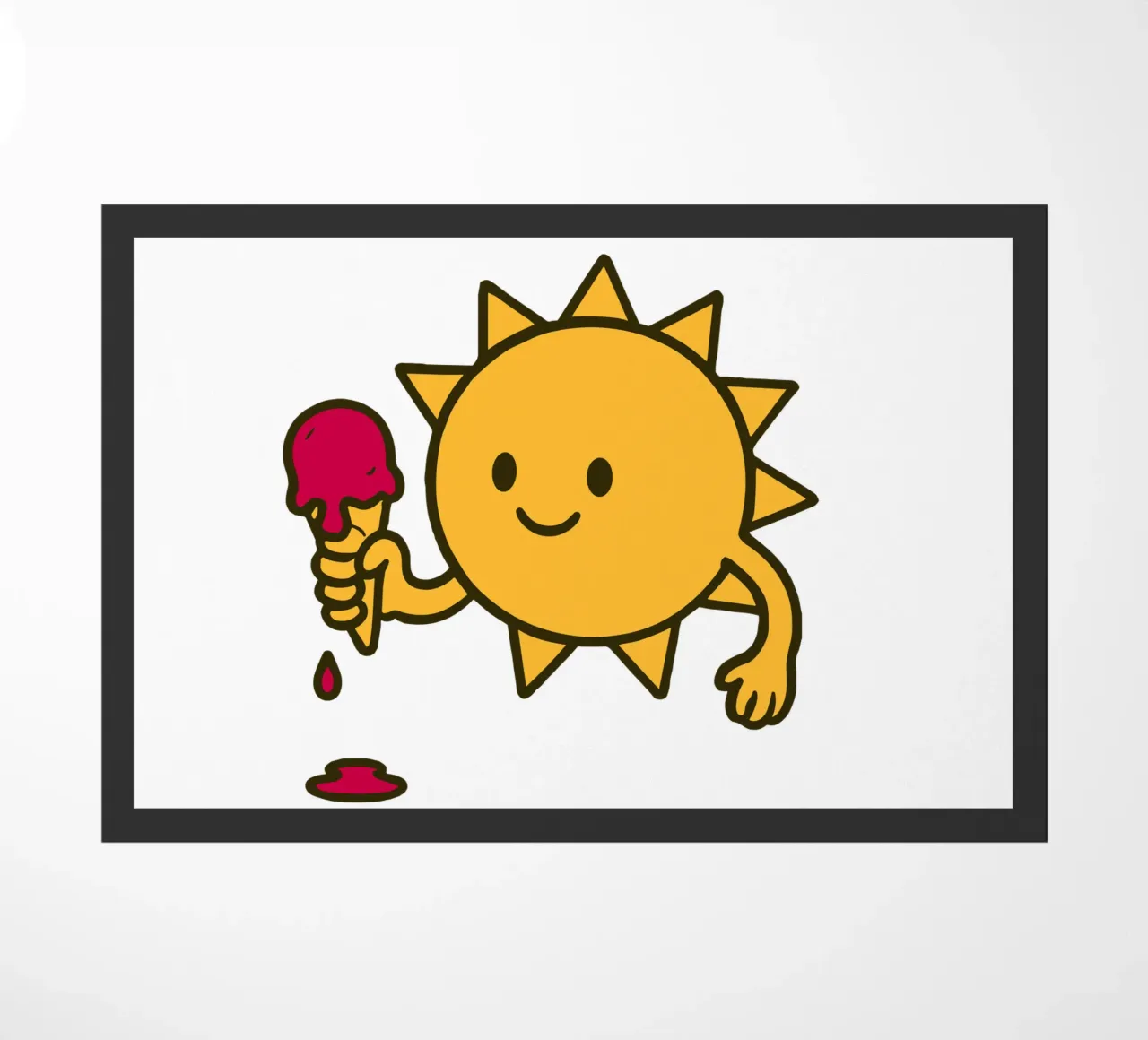 Sun and ice cream zerbino da edsonramosart