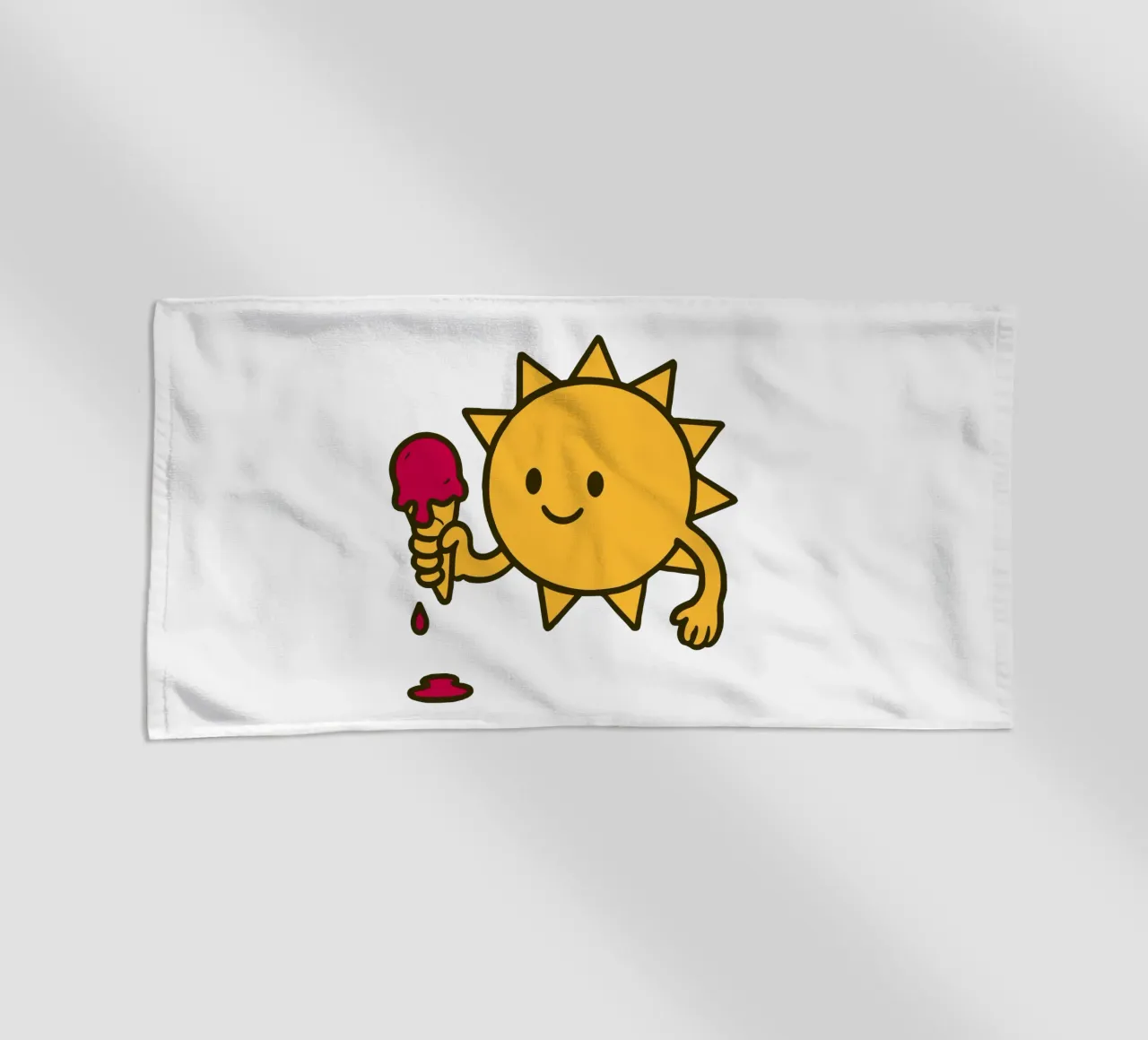 Sun and ice cream telo mare da edsonramosart