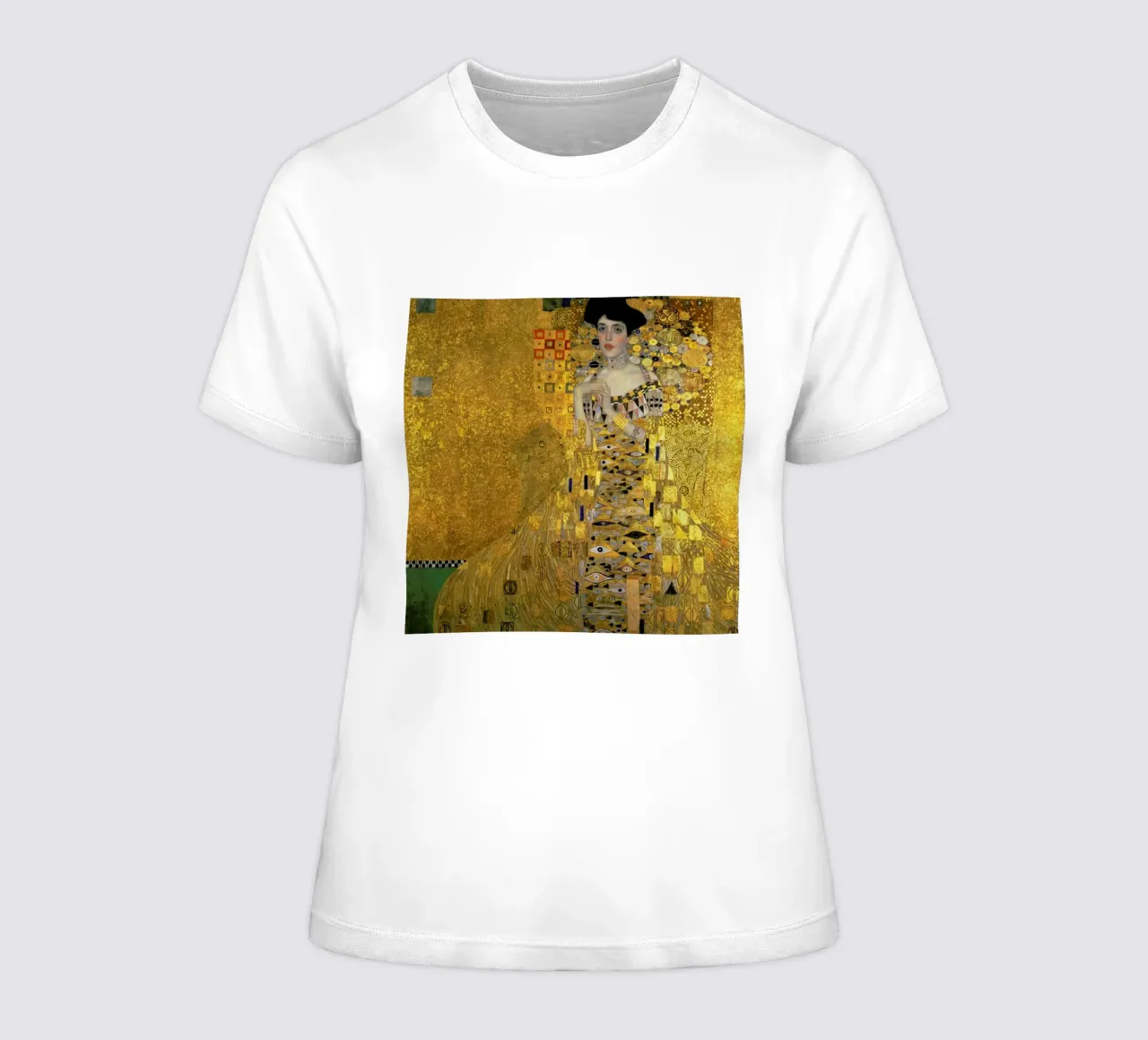 Klimt - Portrait of Adele Bloch-Bauer I dames t-shirt getailleerd van ARTOTHEK