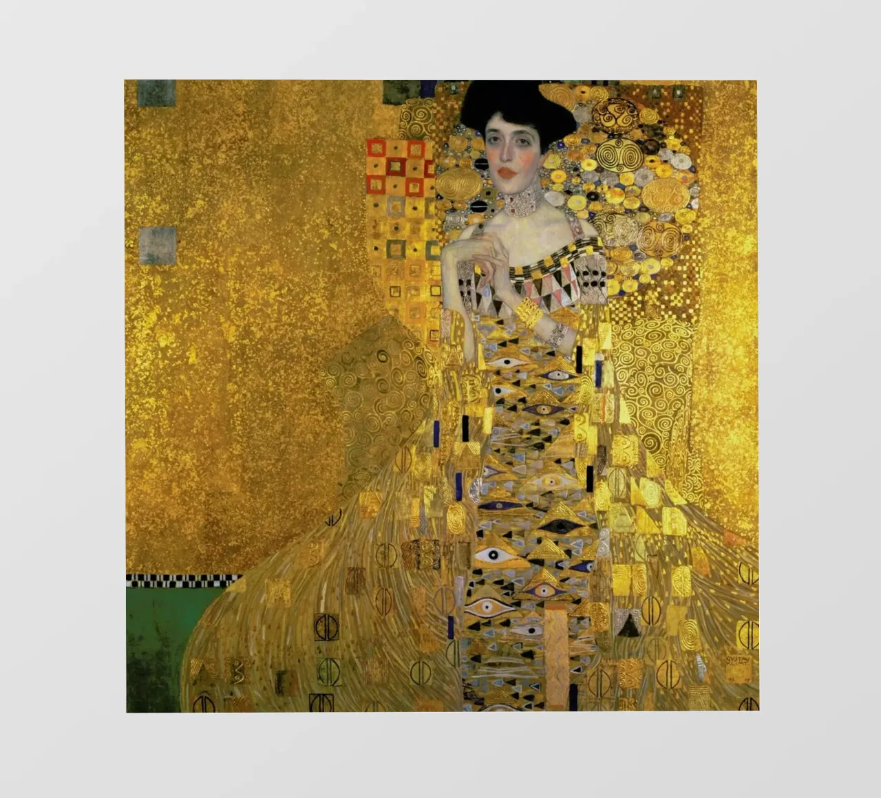 Klimt - Portrait of Adele Bloch-Bauer I telo in pvc da ARTOTHEK