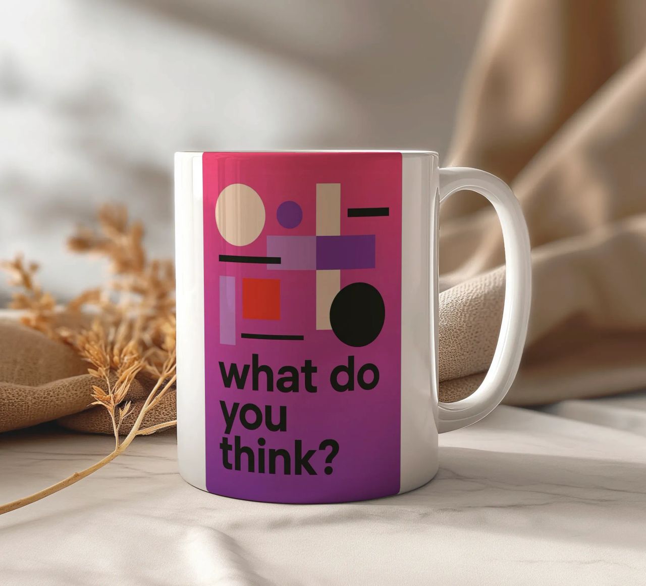 What do you think? tazza in ceramica da Studio M