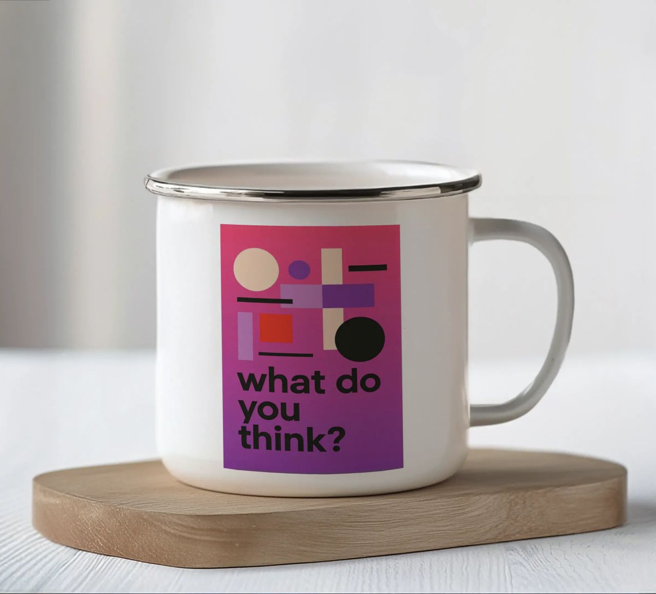 What do you think? tazza in smalto da Studio M
