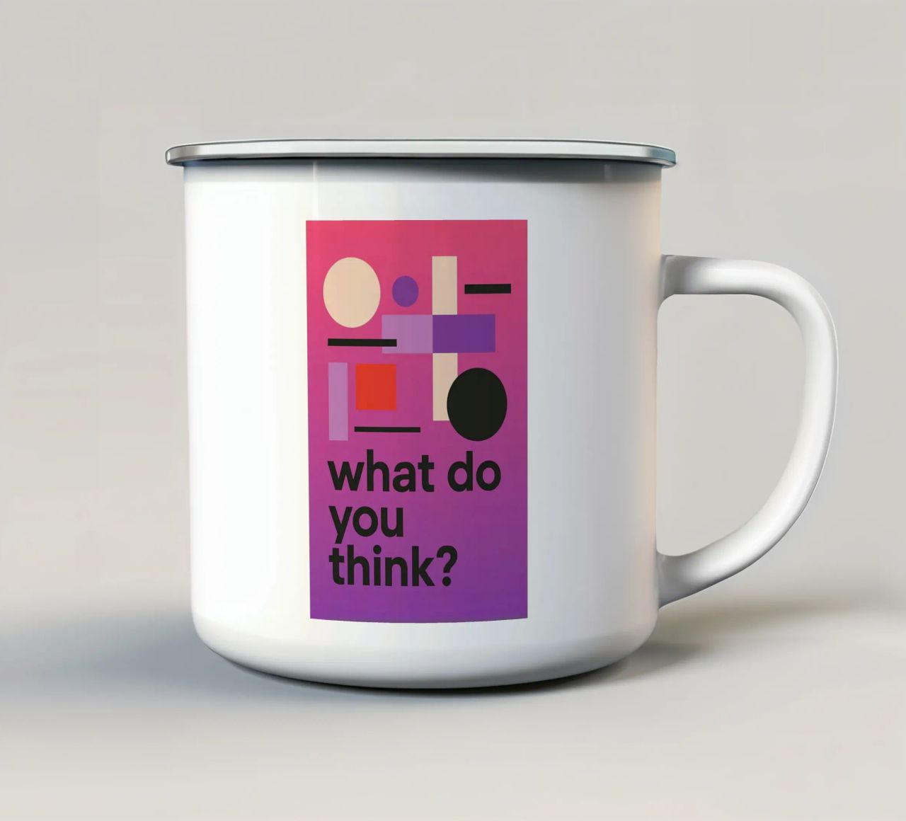 What do you think? tazza in smalto da Studio M