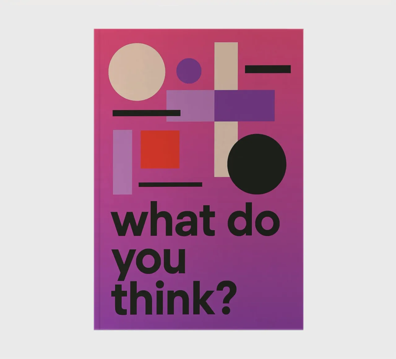 What do you think? notebook by Studio M