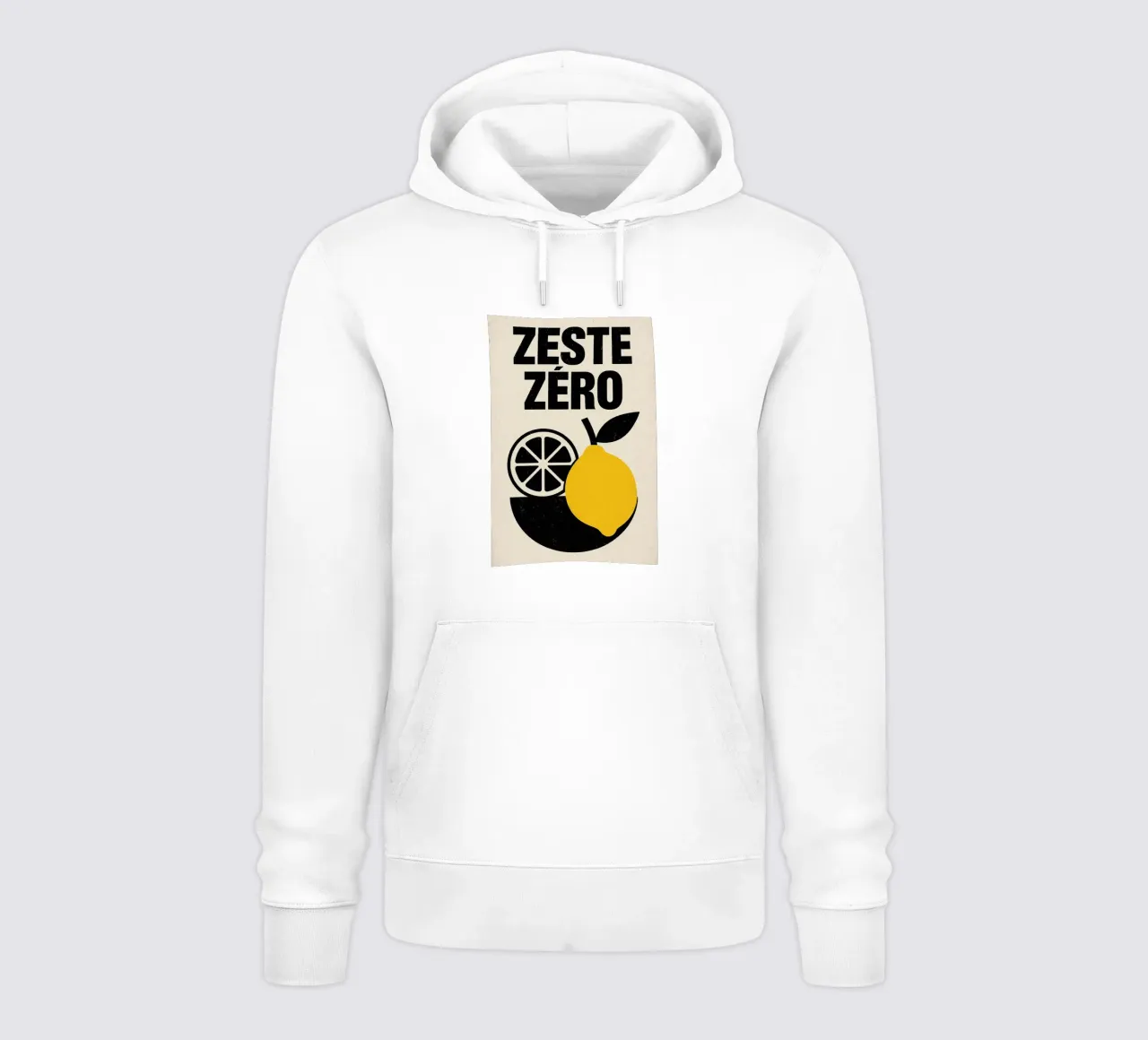 Zeste Zéro - Punk al limone di tutti i giorni felpa con cappuccio da Pop and Fruits - Affiches & posters