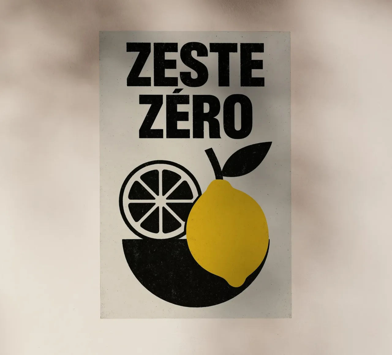 Zeste Zéro - Punk al limone di tutti i giorni pellicola backlit da Pop and Fruits - Affiches & posters