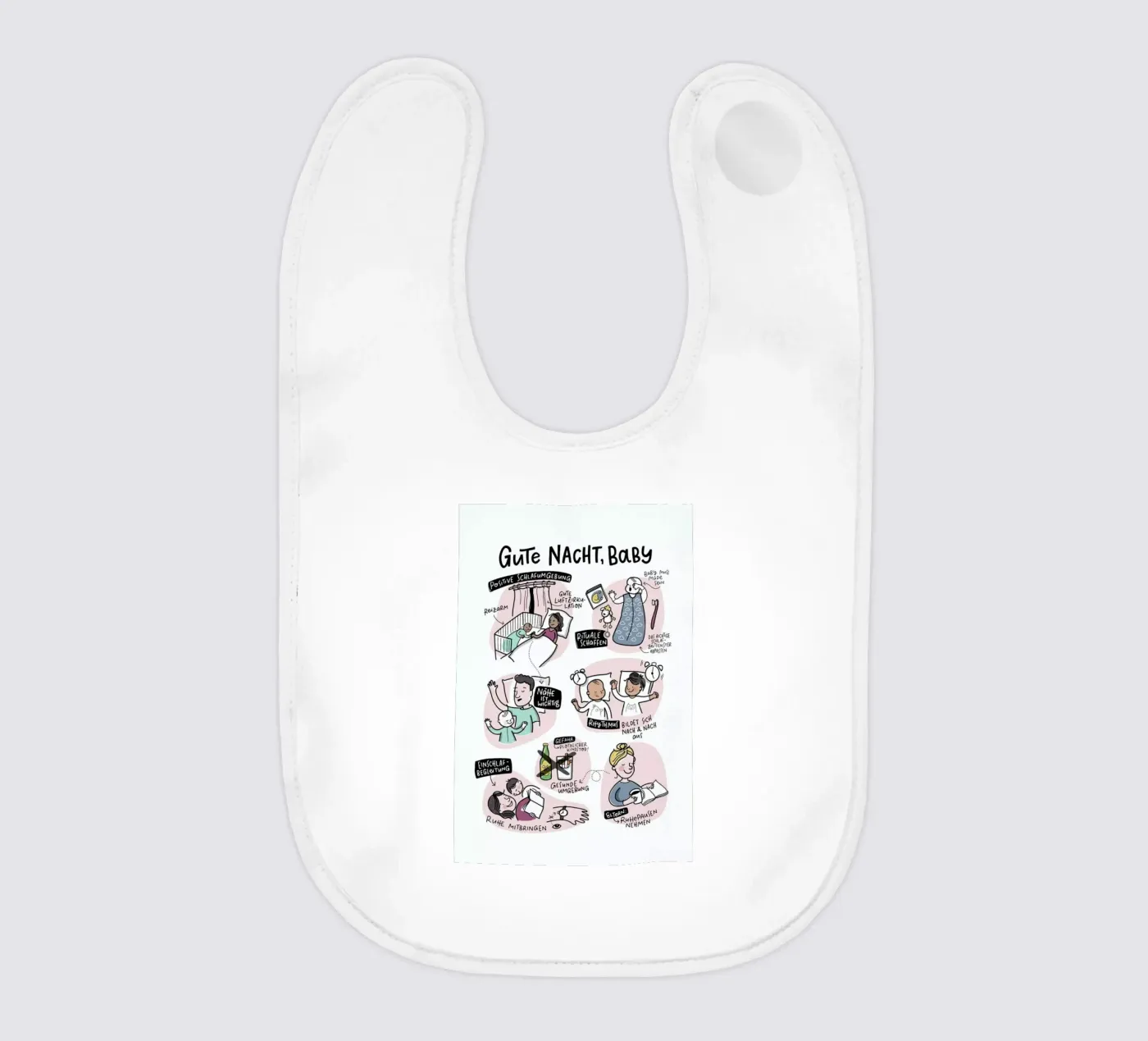 Schlaf bavoir de Geborgen Wachsen x JUNIQE