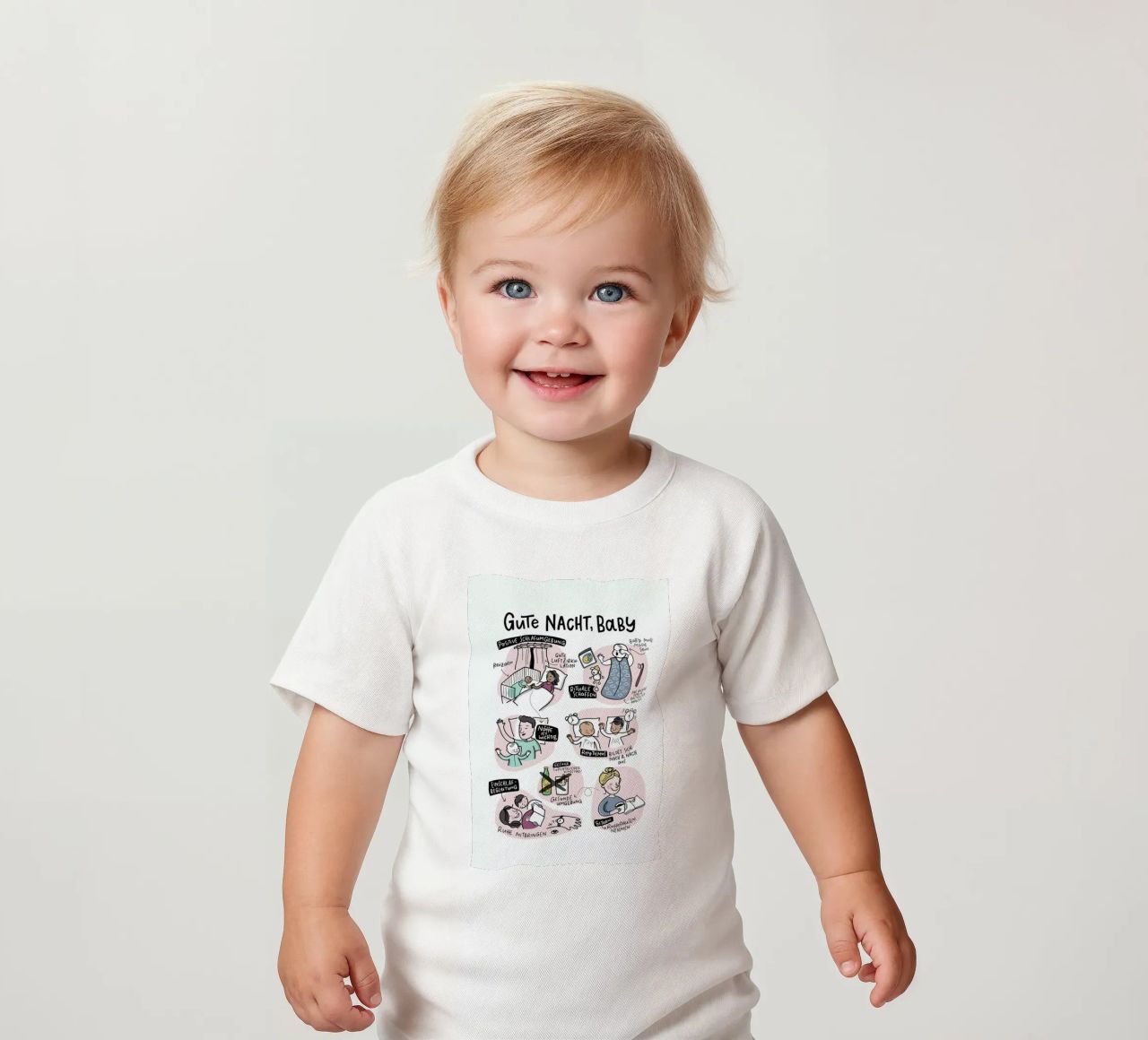 Schlaf Baby T-Shirt von Geborgen Wachsen x JUNIQE