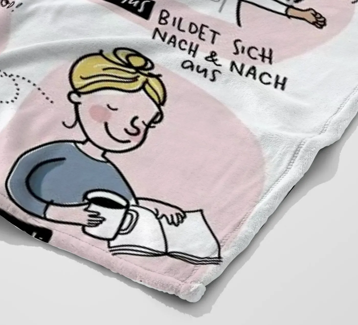 Schlaf fleecedeken van Geborgen Wachsen x JUNIQE