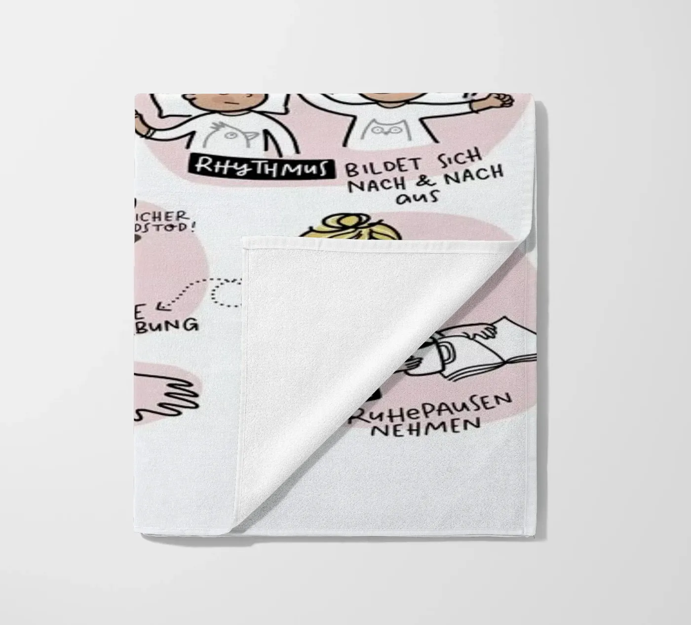 Schlaf beach towel by Geborgen Wachsen x JUNIQE