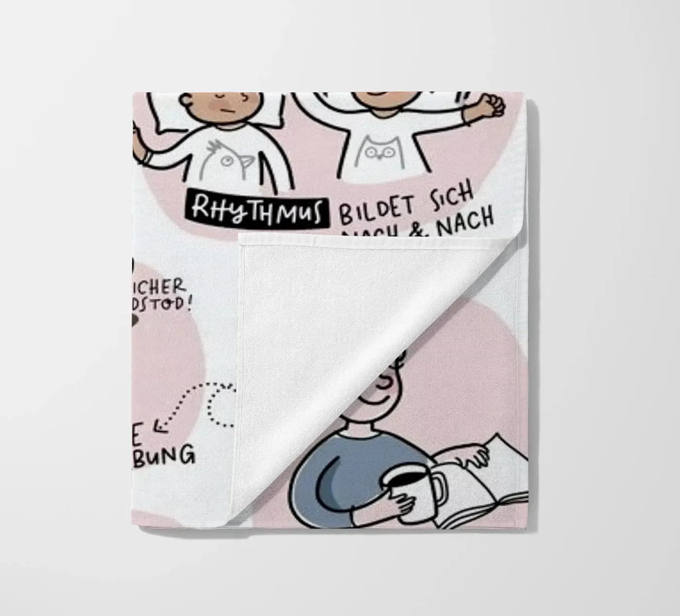 Schlaf beach towel by Geborgen Wachsen x JUNIQE