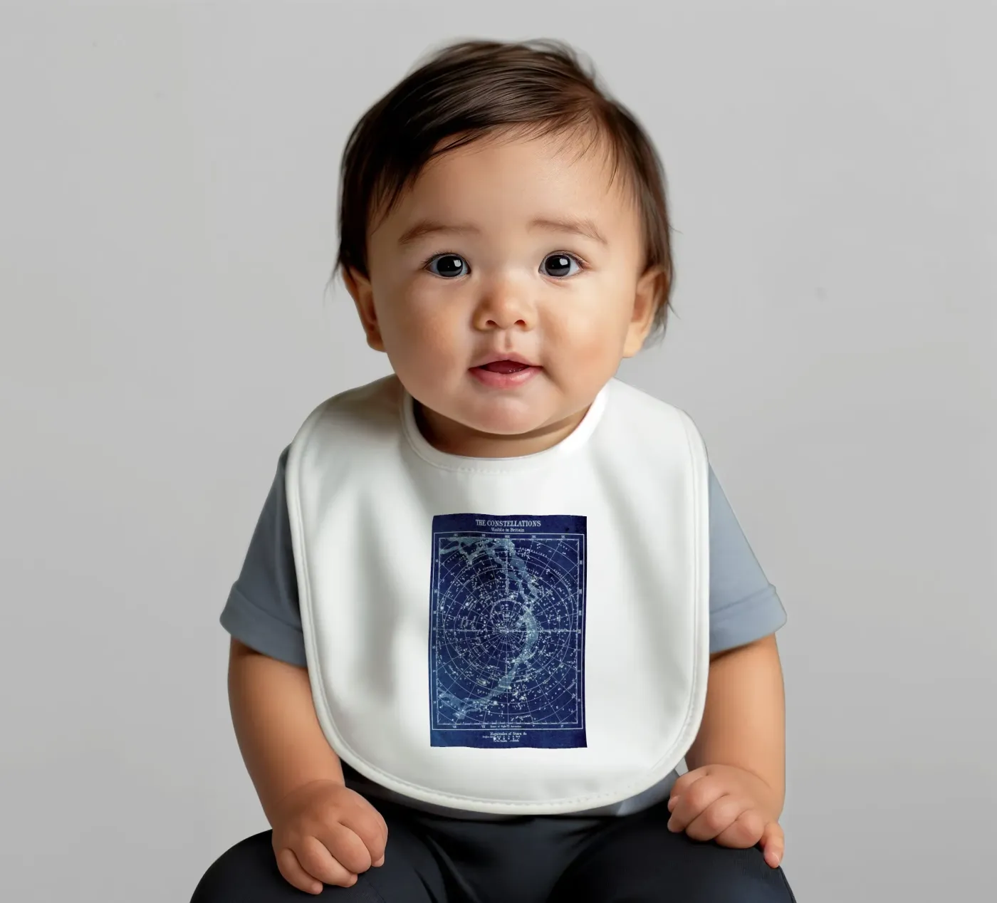 Constellations baby bib by Flora & Fauna
