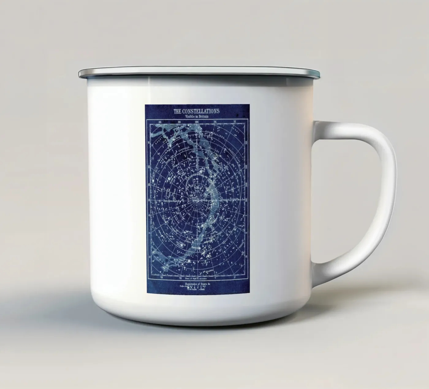Constellations enamel mug by Flora & Fauna