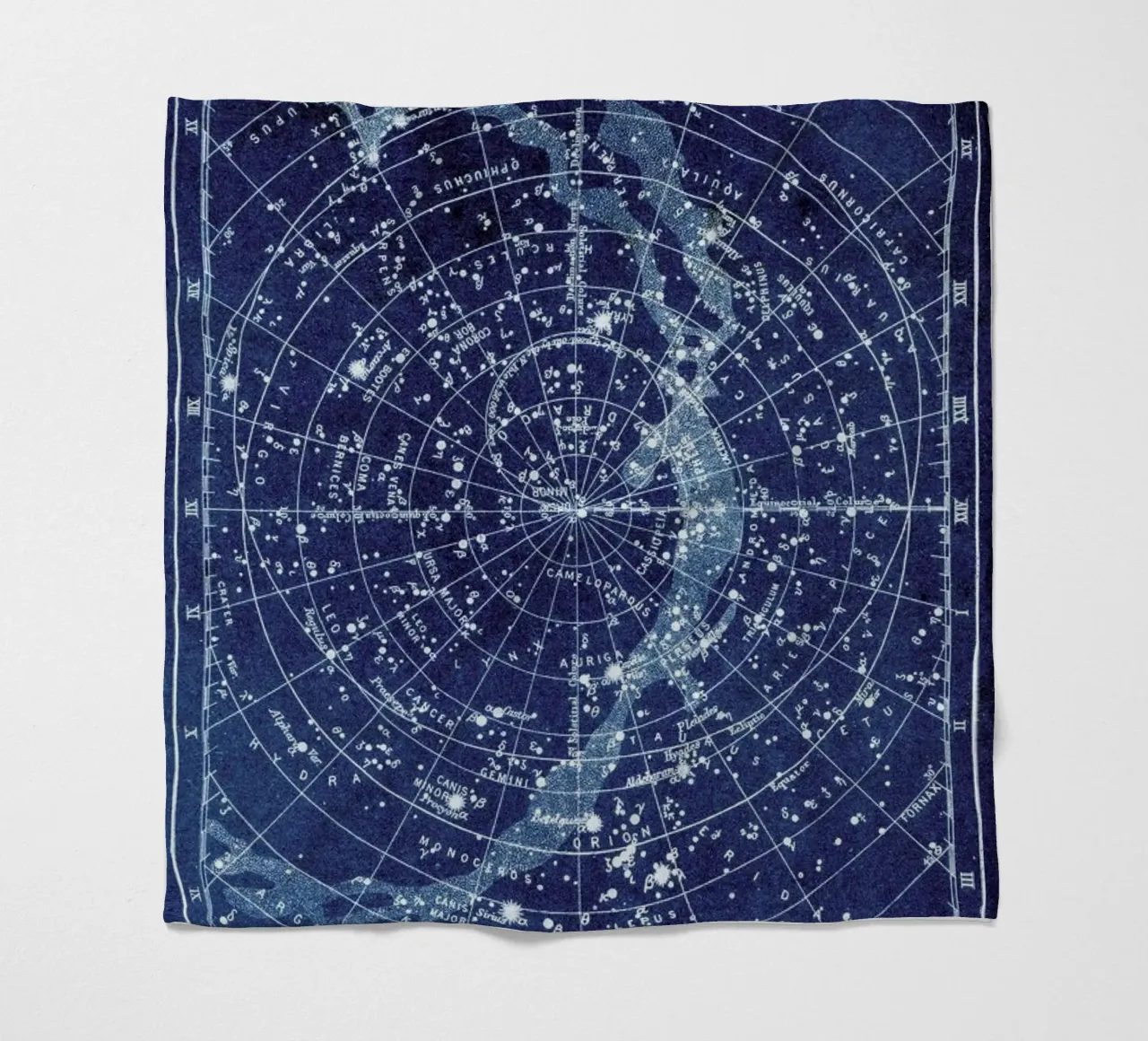 Constellations fleece blanket by Flora & Fauna