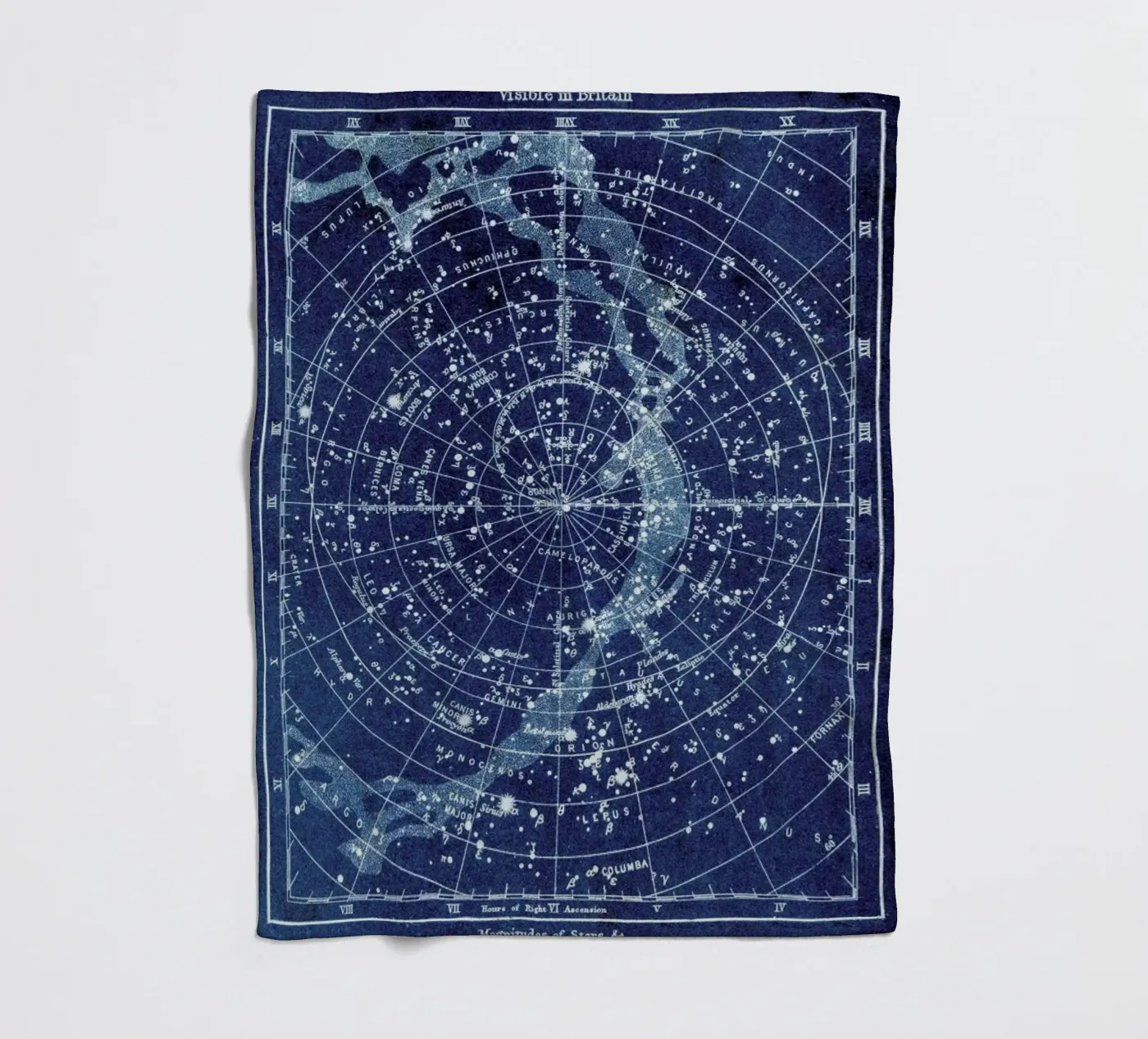 Constellations Fleecedecke von Flora & Fauna