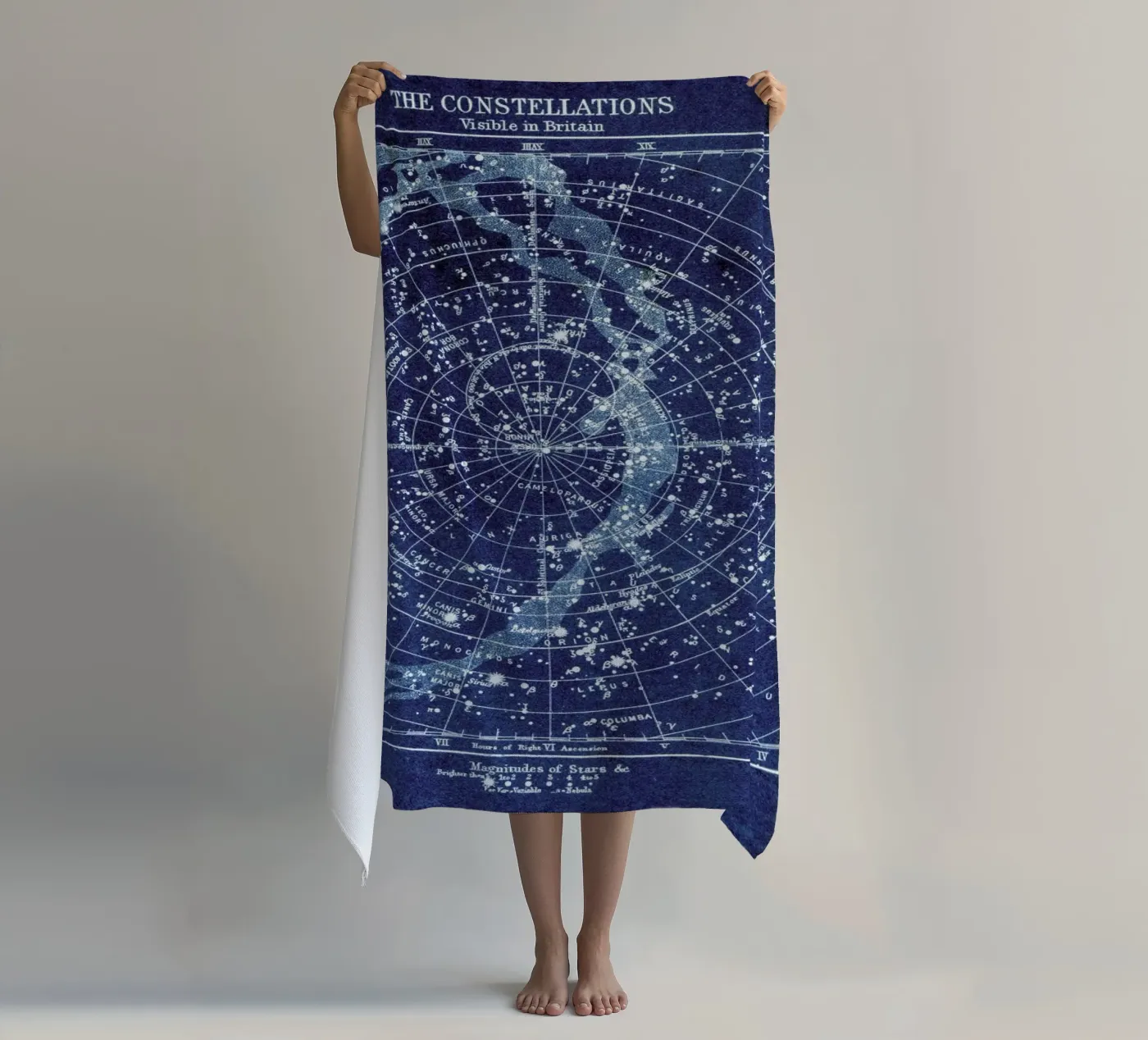Constellations Strandtuch von Flora & Fauna