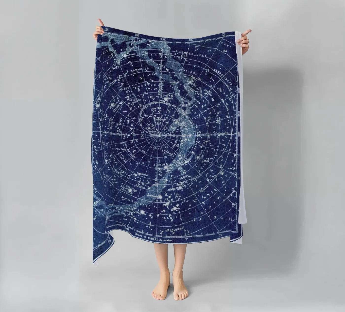 Constellations Strandtuch von Flora & Fauna