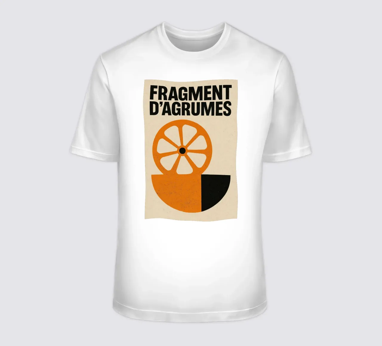 Fragment d'Agrumes - Una versione grezza ed elegante dell'arancio t-shirt da Pop and Fruits - Affiches & posters