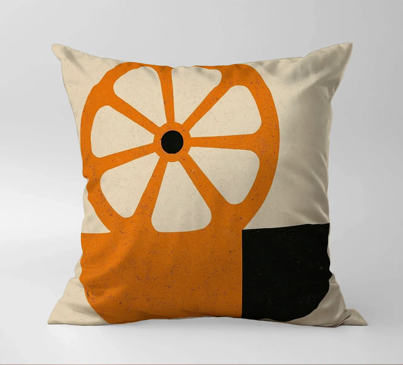Fragment d'Agrumes - Una versione grezza ed elegante dell'arancio cuscino da Pop and Fruits - Affiches & posters