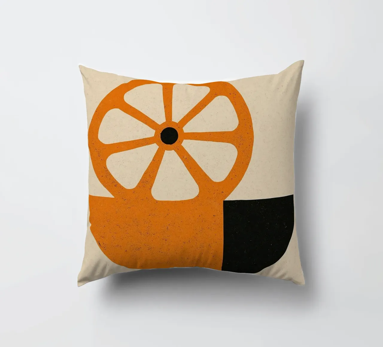 Fragment d'Agrumes - Una versione grezza ed elegante dell'arancio cuscino da Pop and Fruits - Affiches & posters