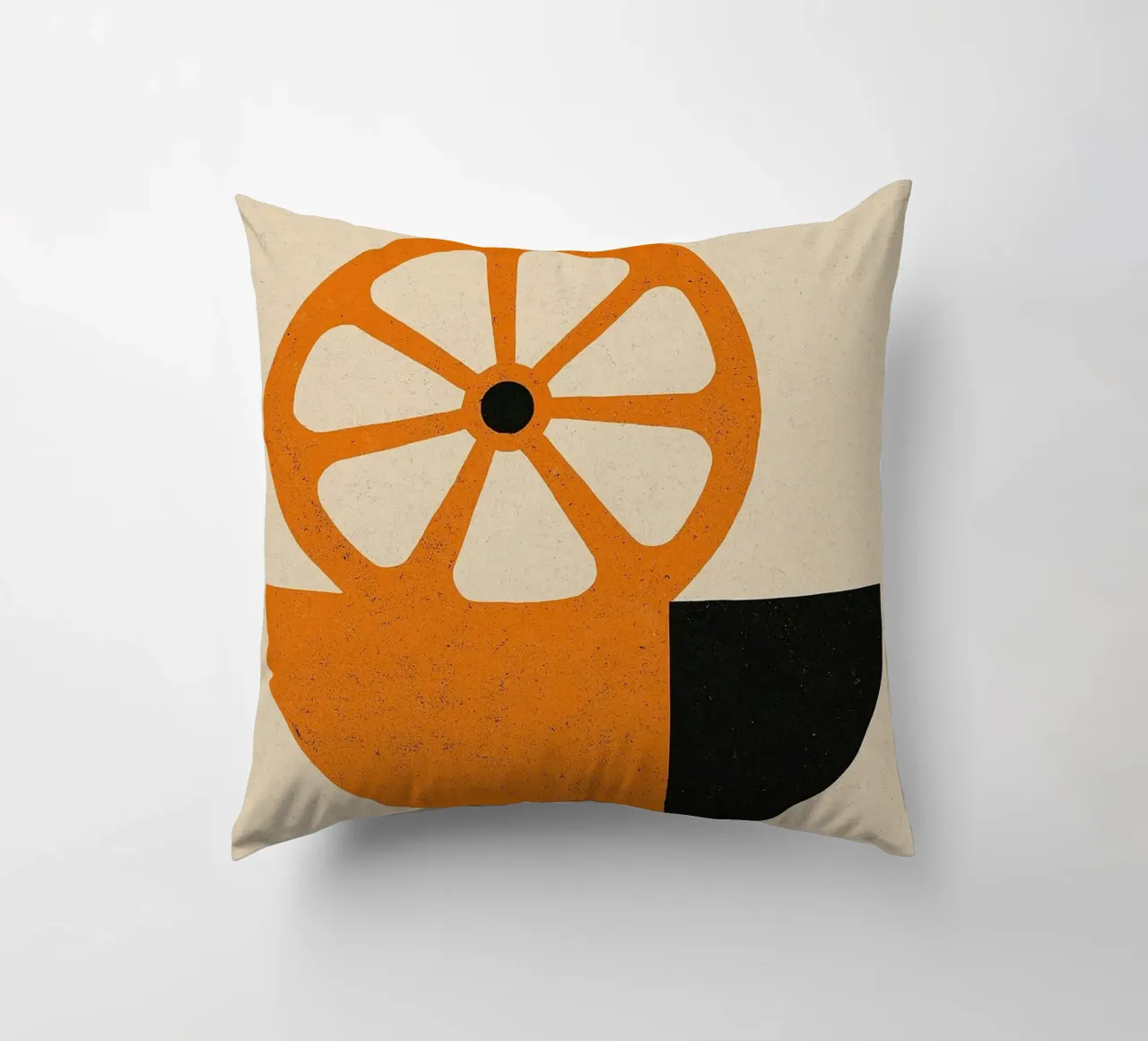 Fragment d'Agrumes - Una versione grezza ed elegante dell'arancio cuscino da Pop and Fruits - Affiches & posters