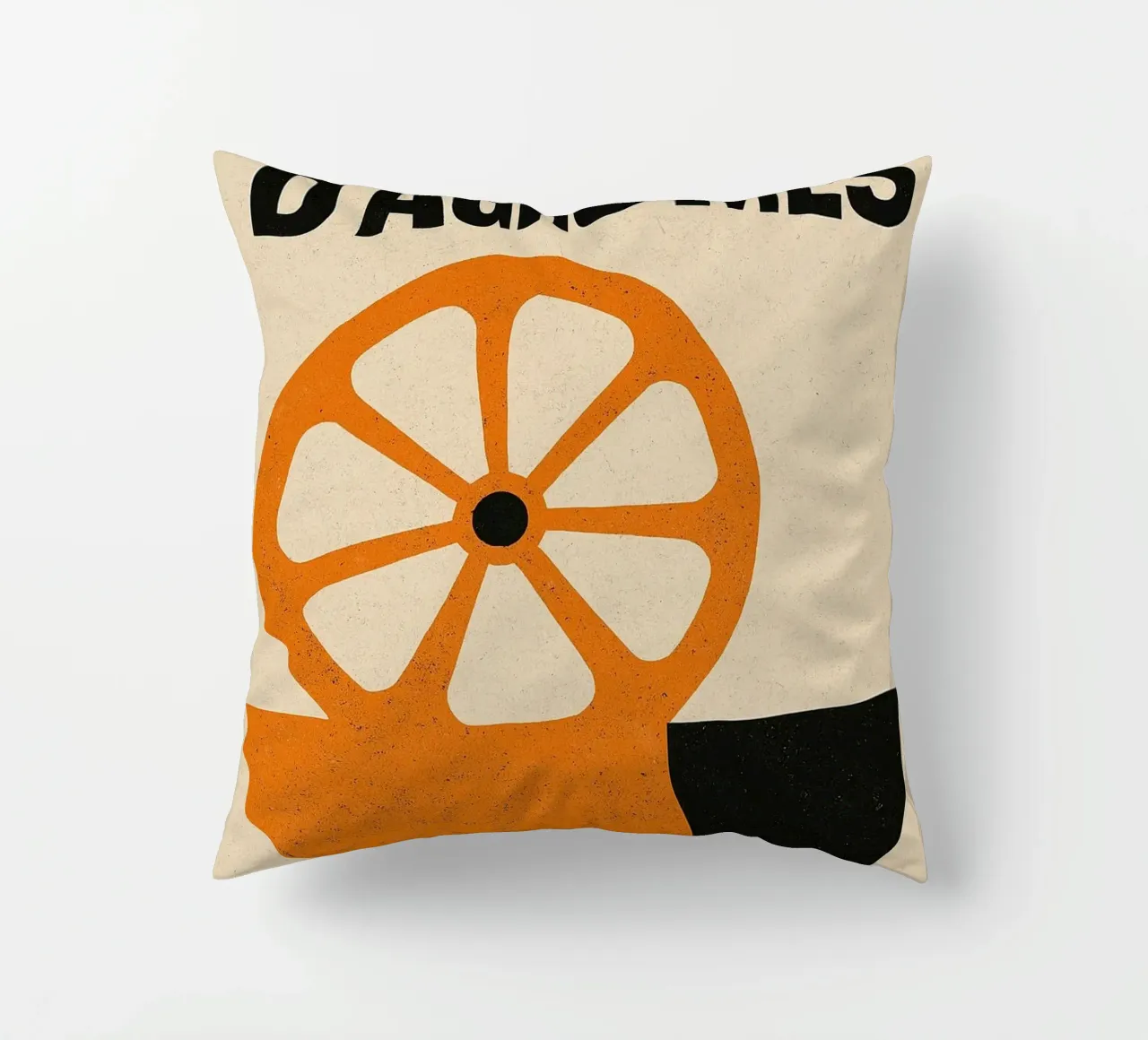 Fragment d'Agrumes - Una versione grezza ed elegante dell'arancio cuscino da Pop and Fruits - Affiches & posters