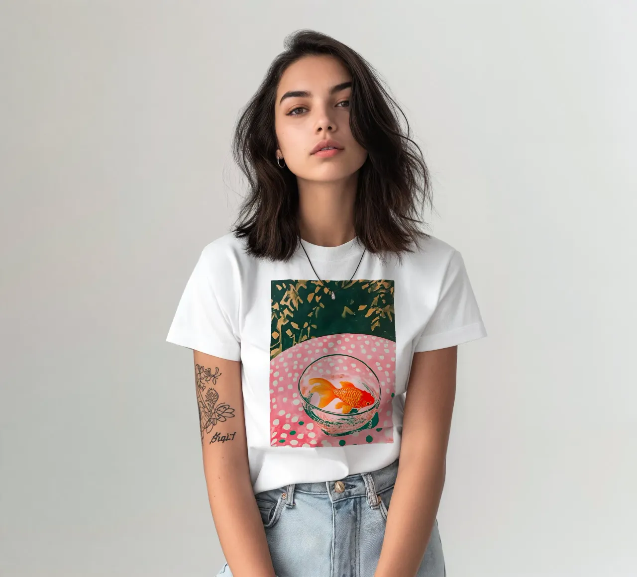 The Fish Bowl t-shirt da Gypsy Galleria
