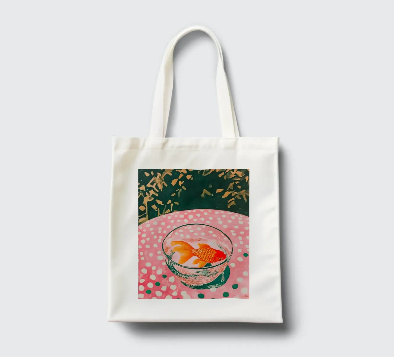 The Fish Bowl borsa in juta da Gypsy Galleria