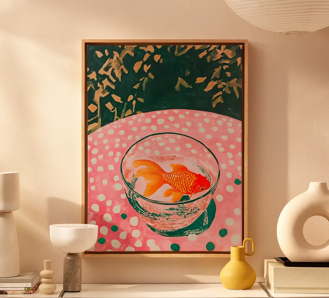 The Fish Bowl tela con Cornice a cassetta da Gypsy Galleria