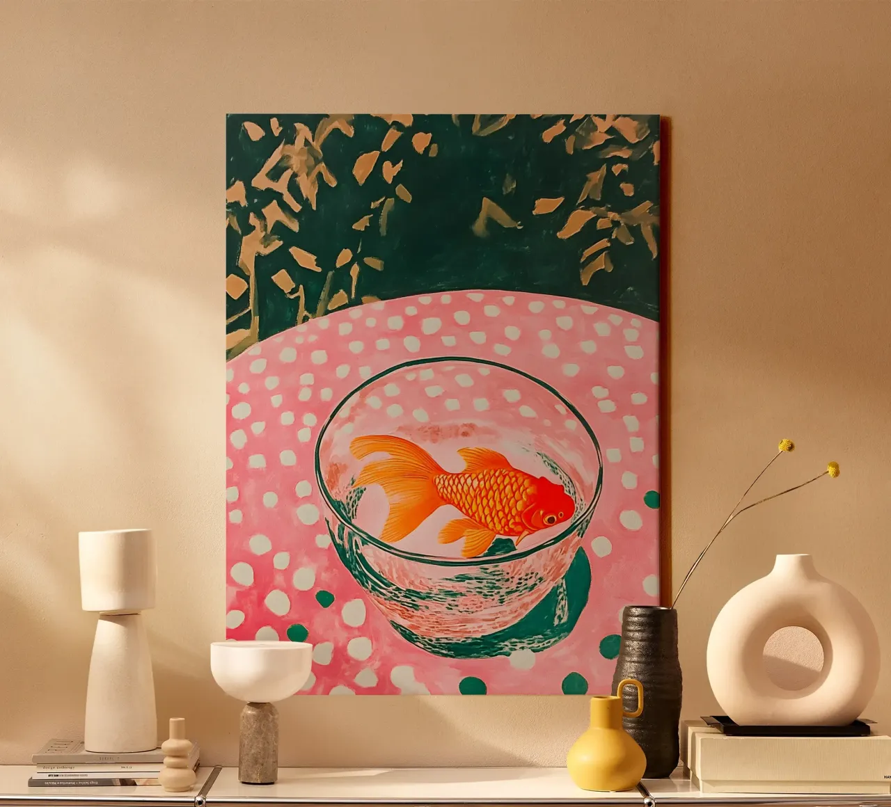 The Fish Bowl tela con Cornice a cassetta da Gypsy Galleria
