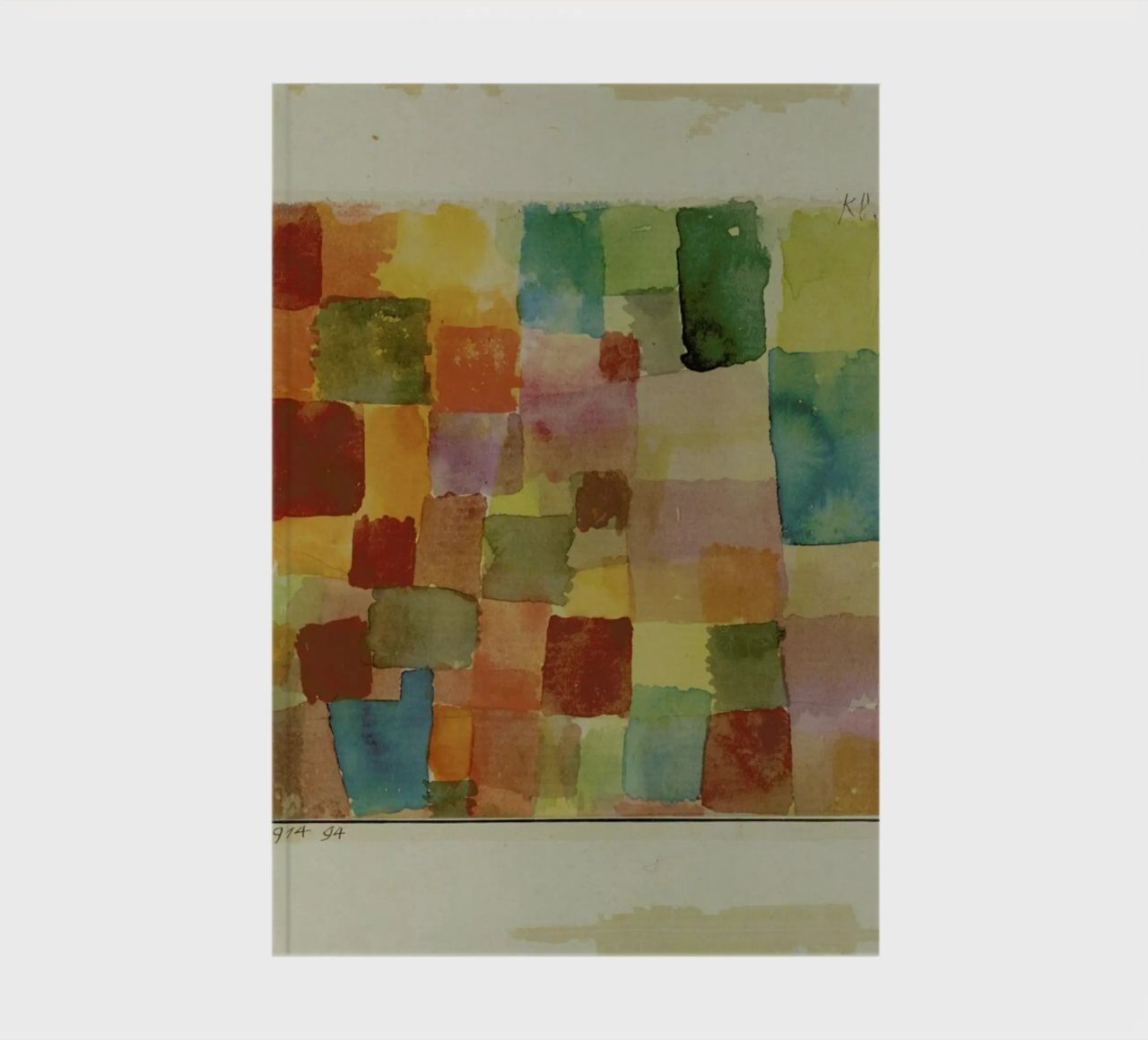 Klee - Untitled carnet de notes de ARTOTHEK