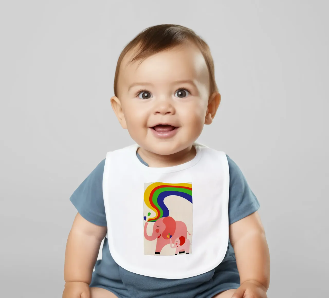 Rainbows bavaglino da Little Flourishes