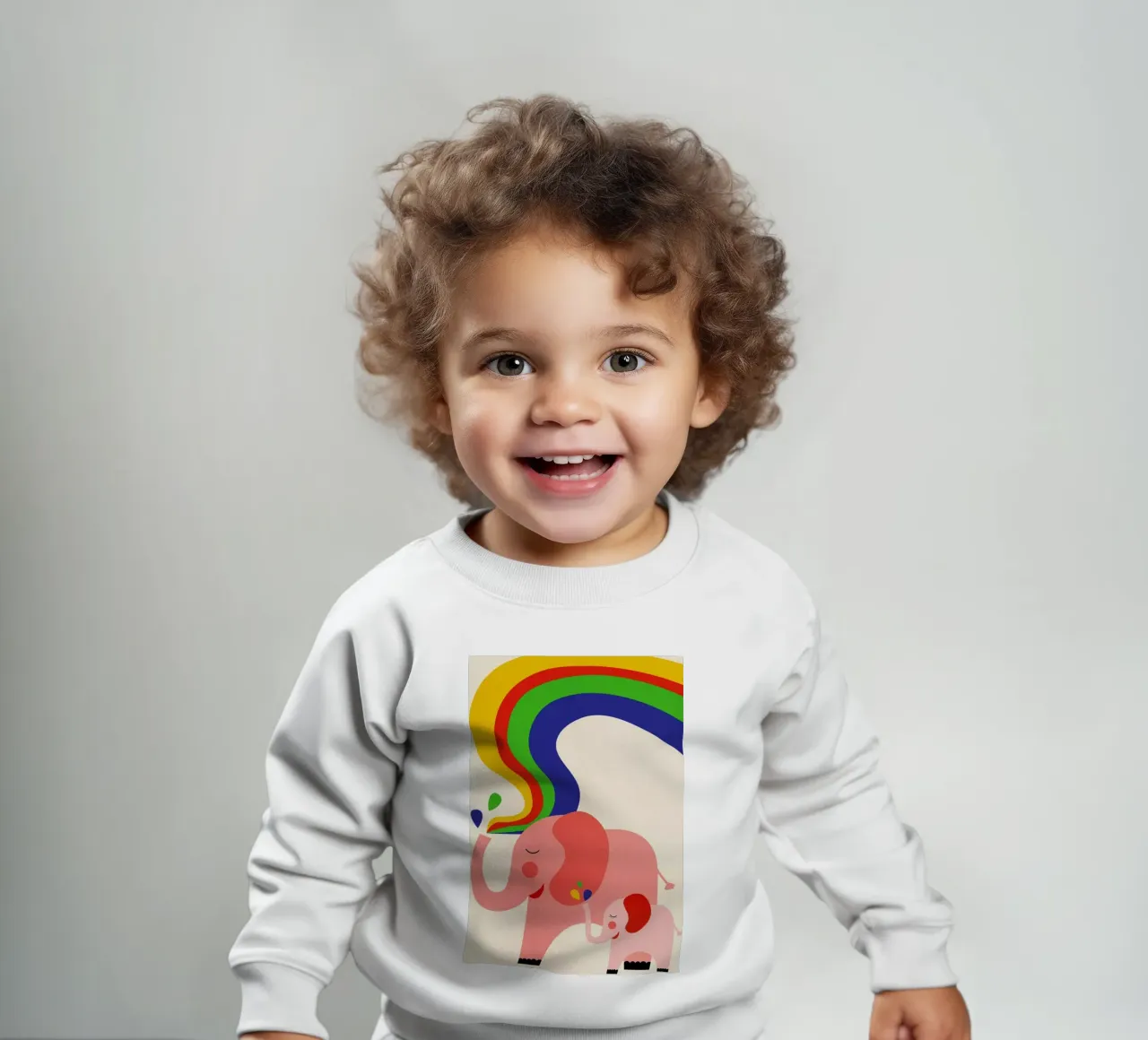 Rainbows felpa neonato da Little Flourishes