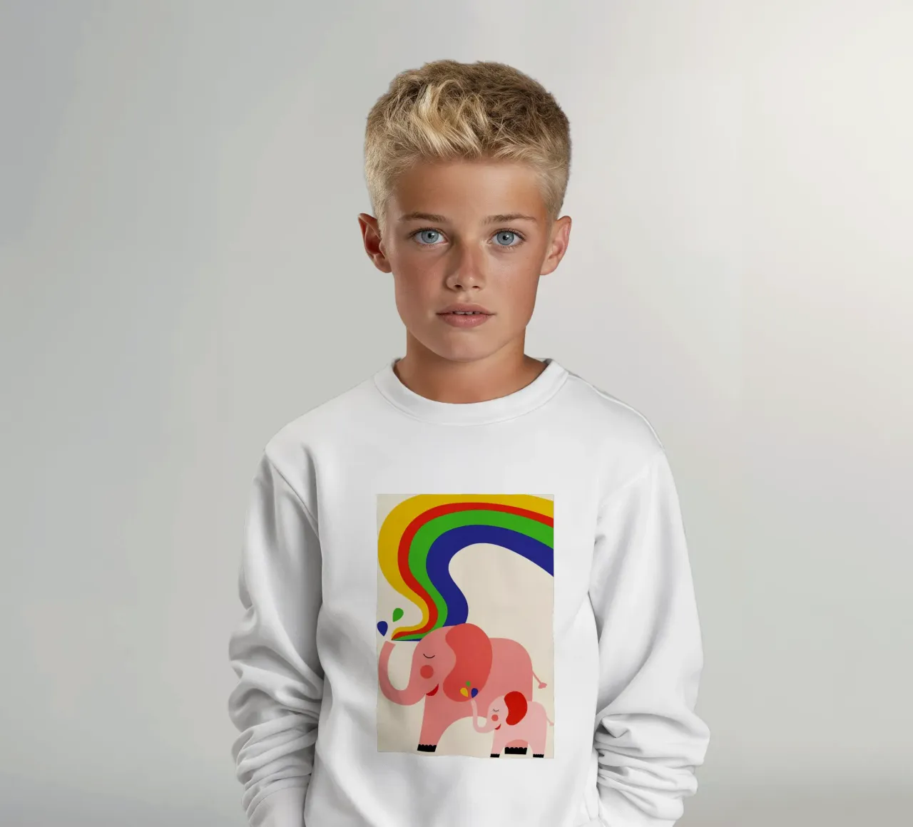 Rainbows kids sweatshirt by Little Flourishes