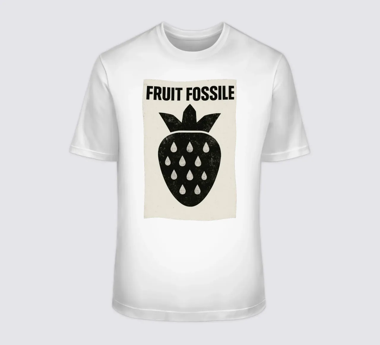 Fruit Fossile - Fragole in modalità post-punk t-shirt da Pop and Fruits - Affiches & posters