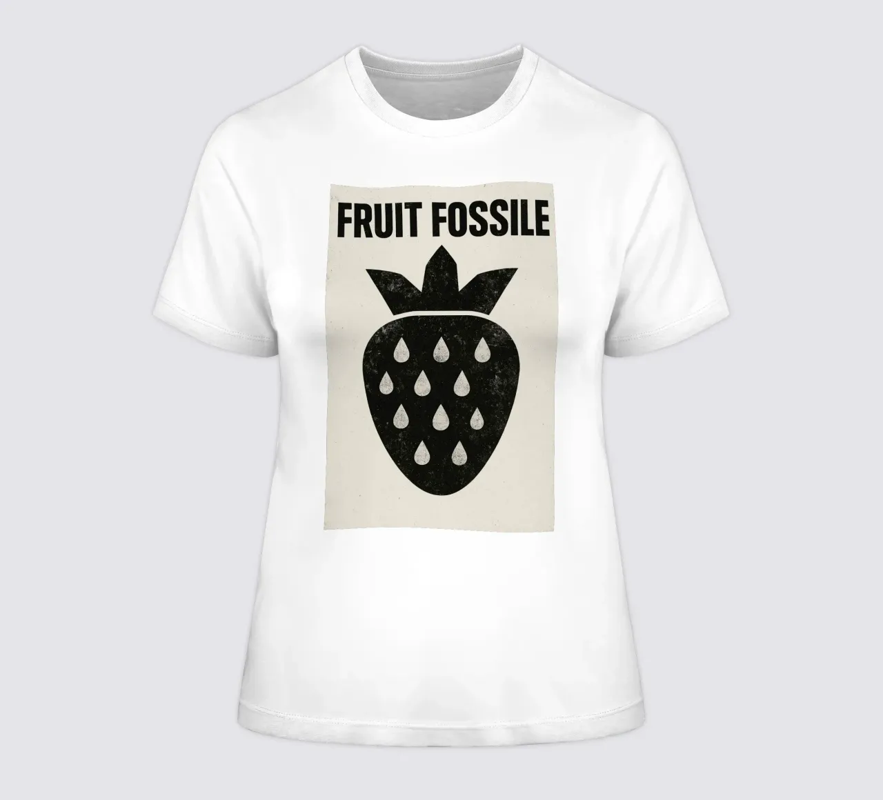 Fruit Fossile - Fragole in modalità post-punk t-shirt da donna da Pop and Fruits - Affiches & posters