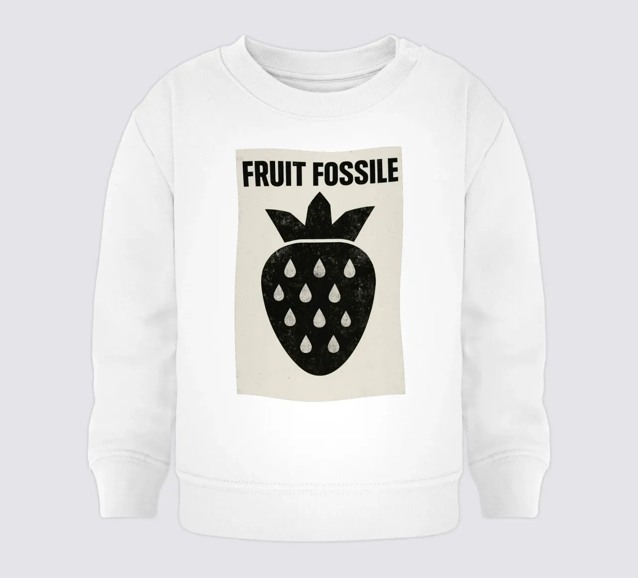 Fruit Fossile - Fragole in modalità post-punk felpa neonato da Pop and Fruits - Affiches & posters