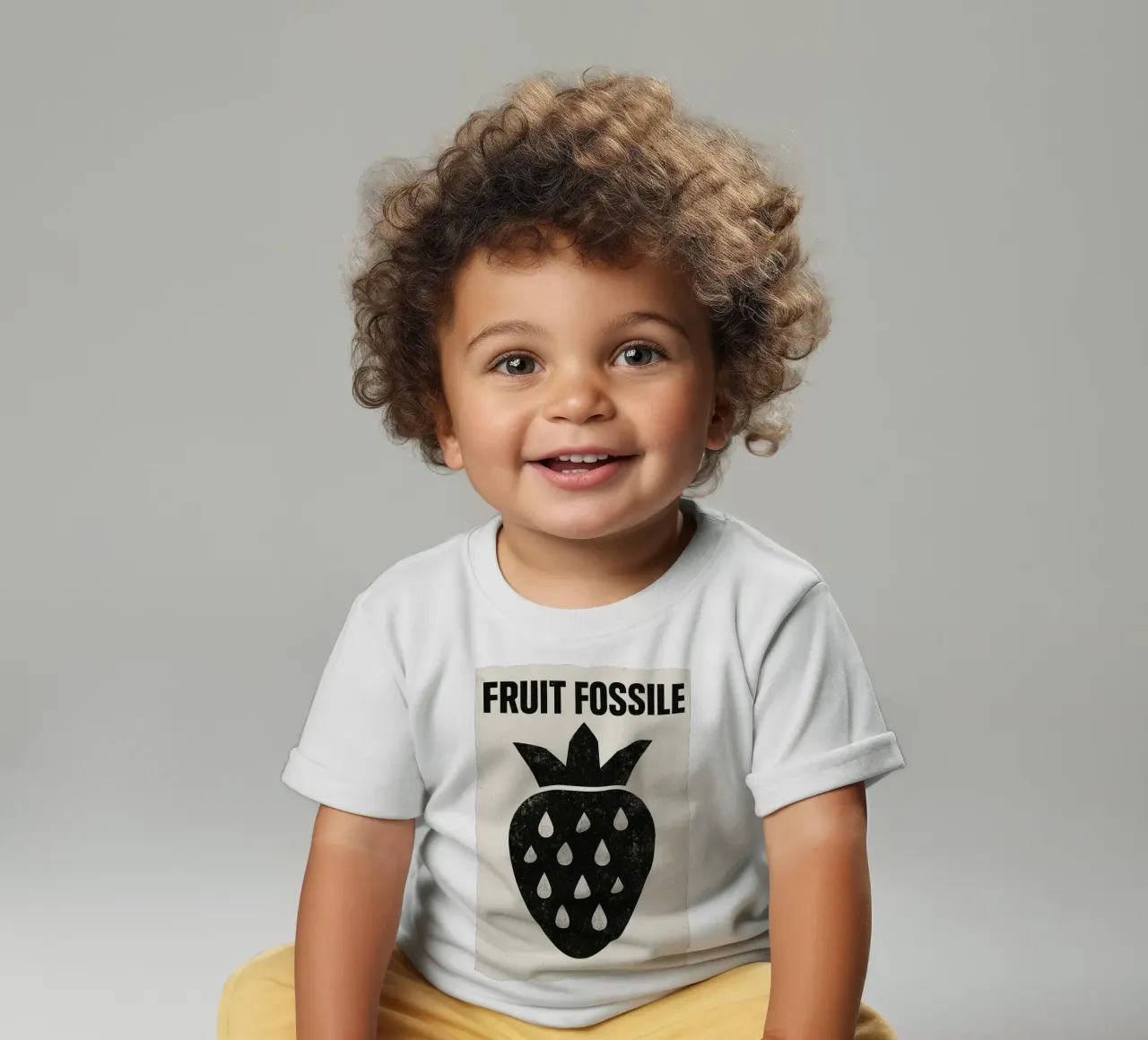 Fruit Fossile - Fragole in modalità post-punk maglietta neonato da Pop and Fruits - Affiches & posters