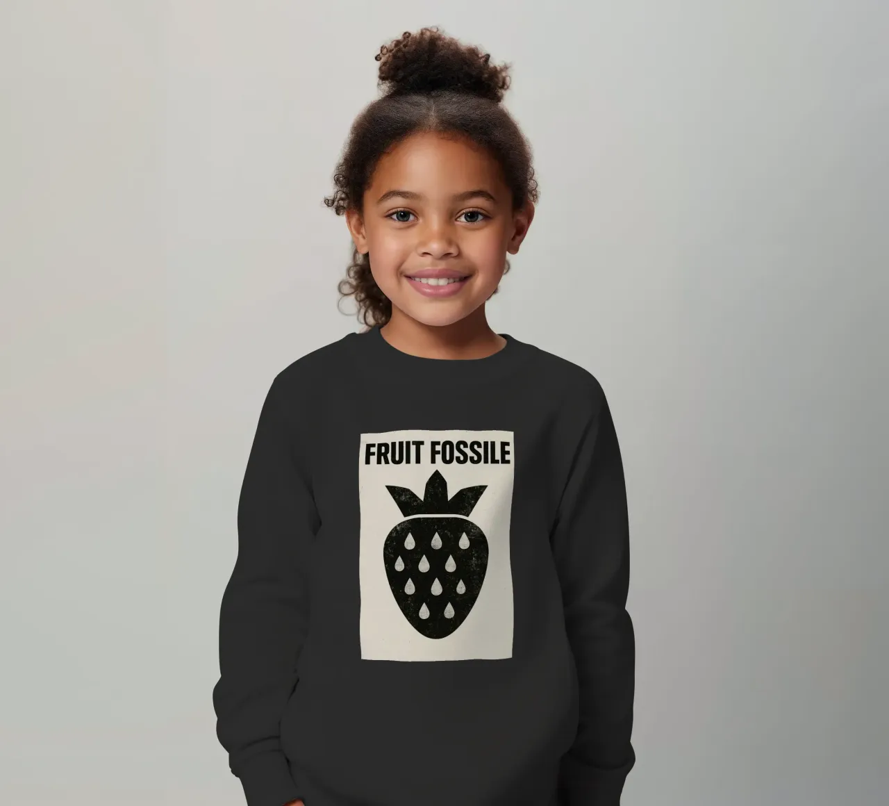 Fruit Fossile - Fragole in modalità post-punk felpa bambino da Pop and Fruits - Affiches & posters