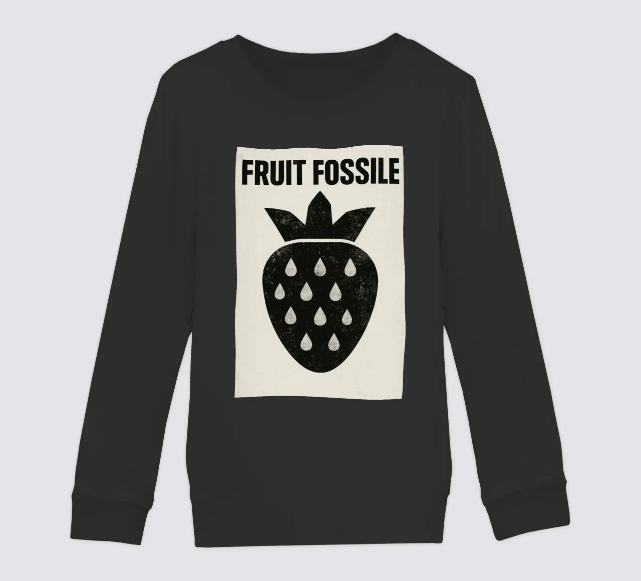 Fruit Fossile - Fragole in modalità post-punk felpa bambino da Pop and Fruits - Affiches & posters