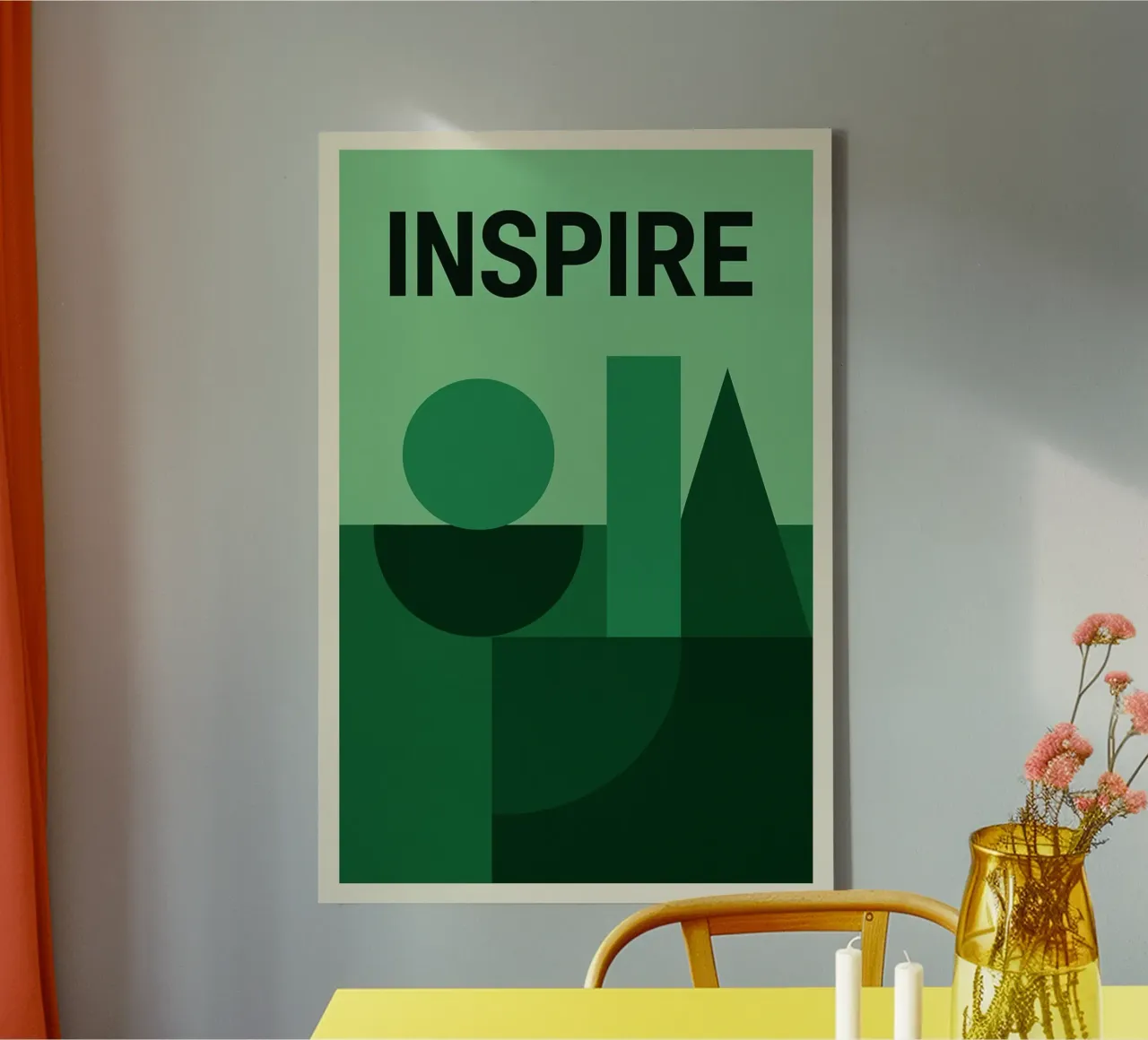 Inspire canvas with Floater frame by Studio M