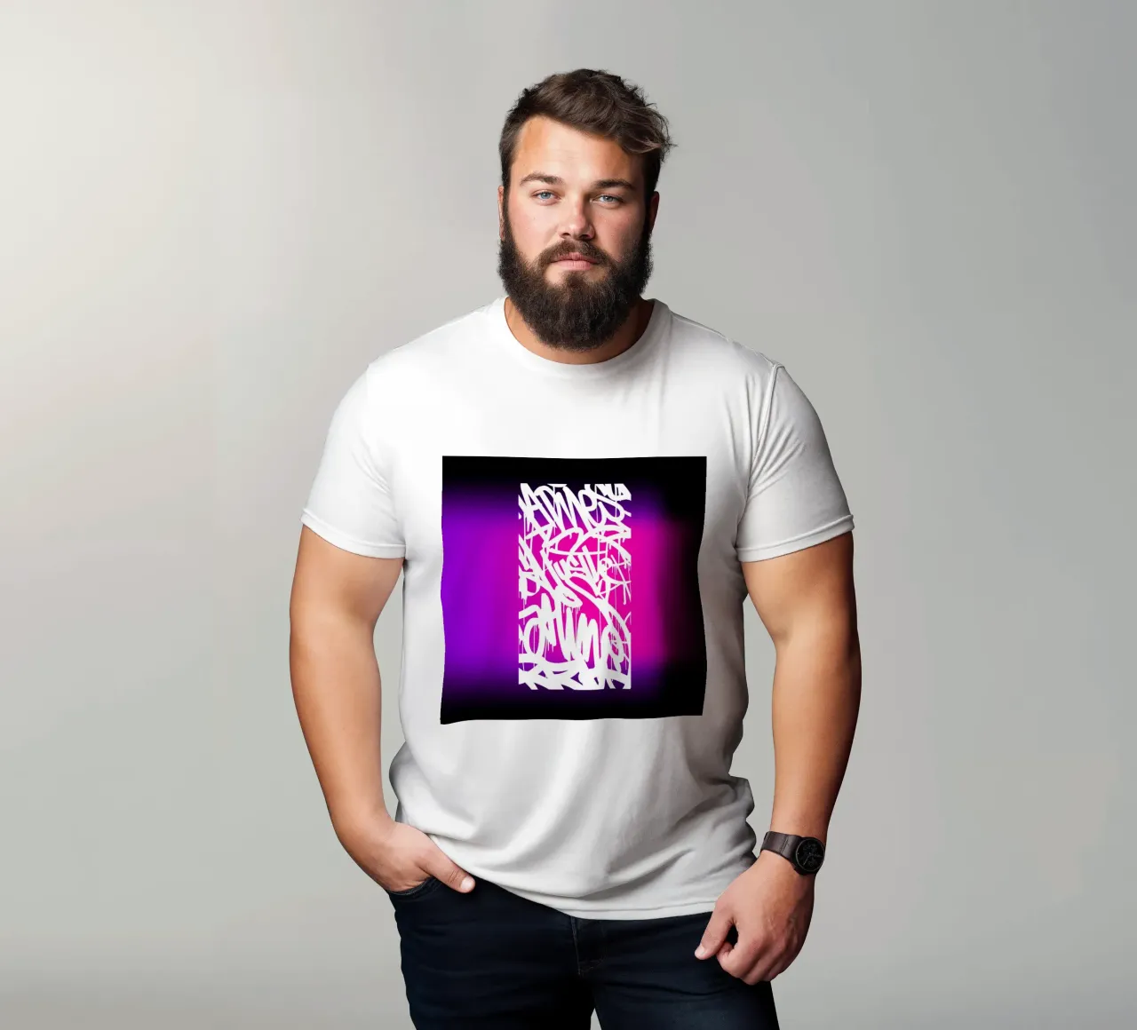 minimal graffito t-shirt da Flo Klein
