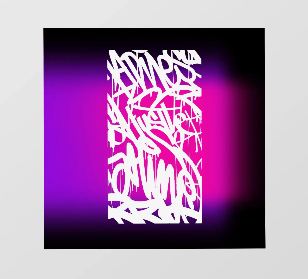 minimal graffito telo in pvc da Flo Klein