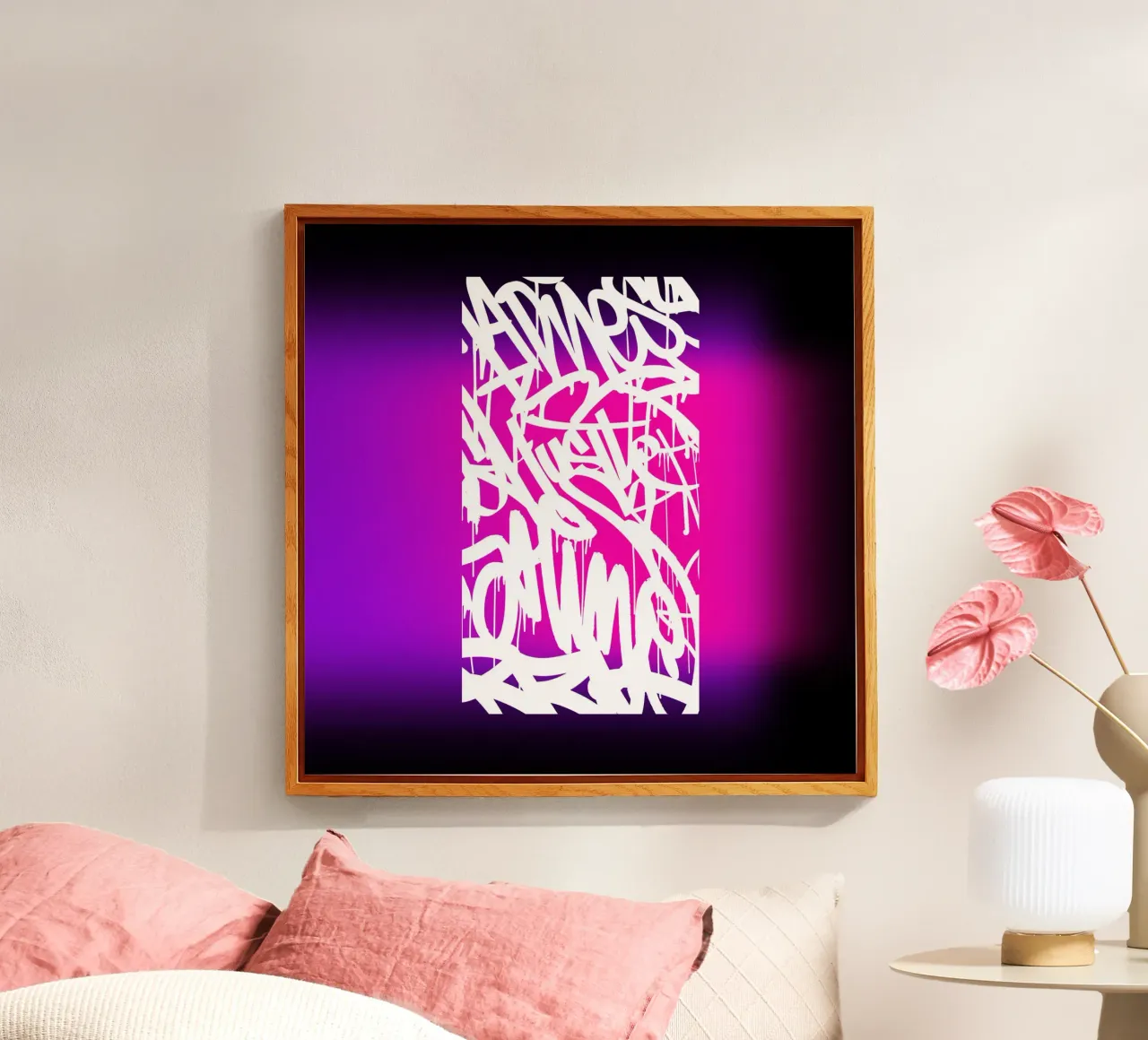 minimal graffito plexiglass da Flo Klein