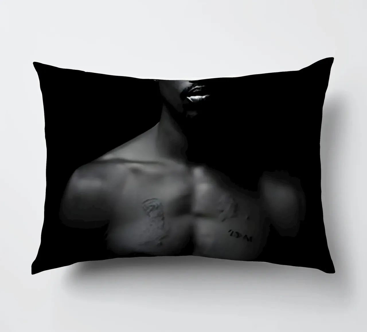 2pac S cuscino da Low poly art