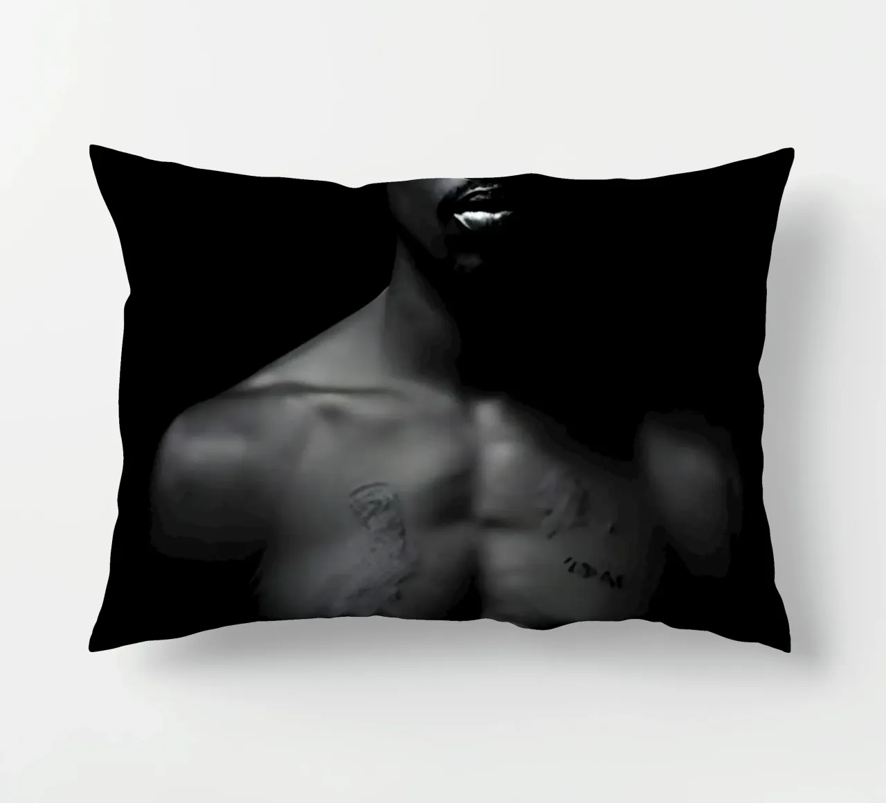 2pac S cuscino da Low poly art