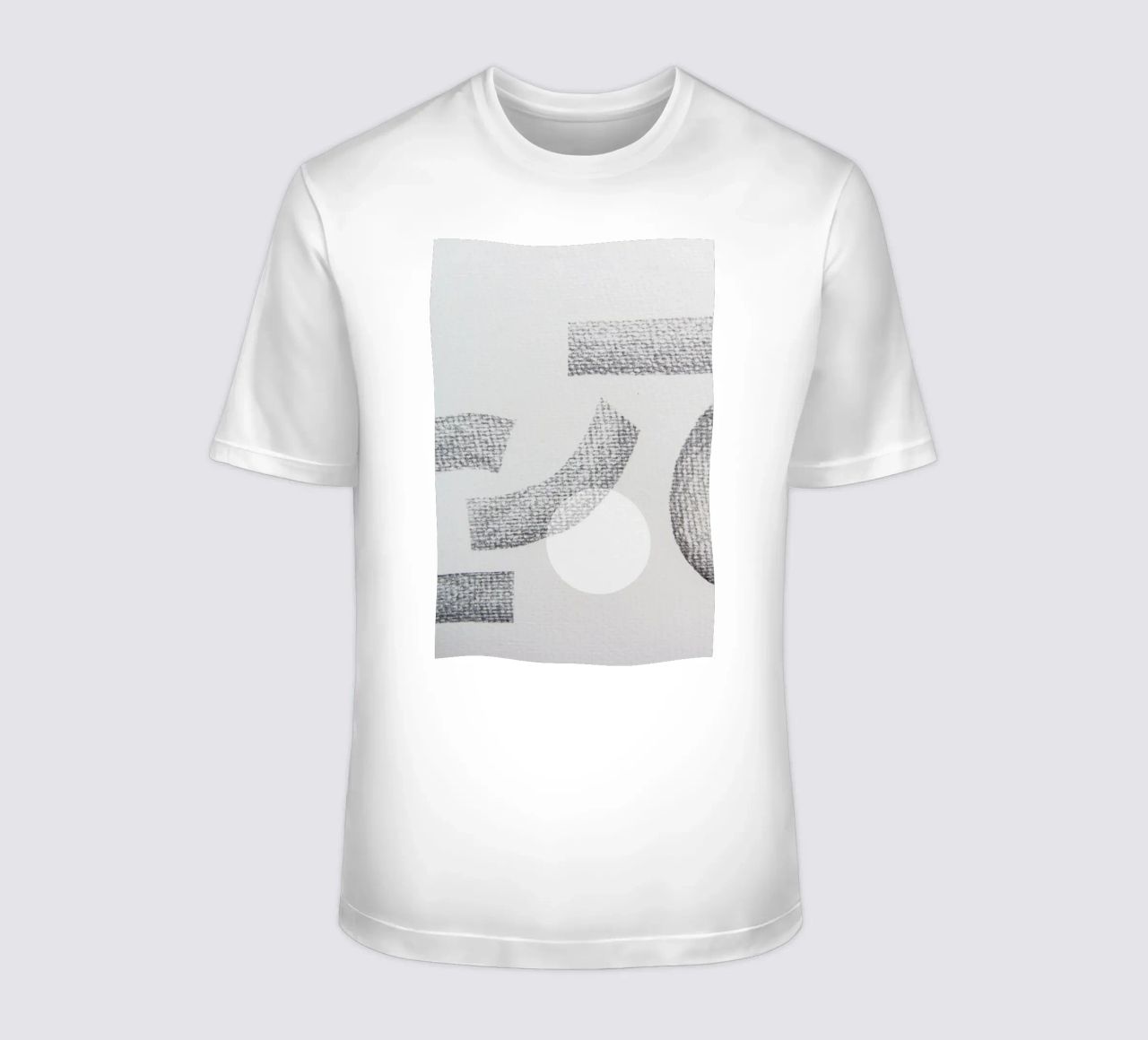 Minimal Abstract Charcoal t-shirt da Studio Nahili