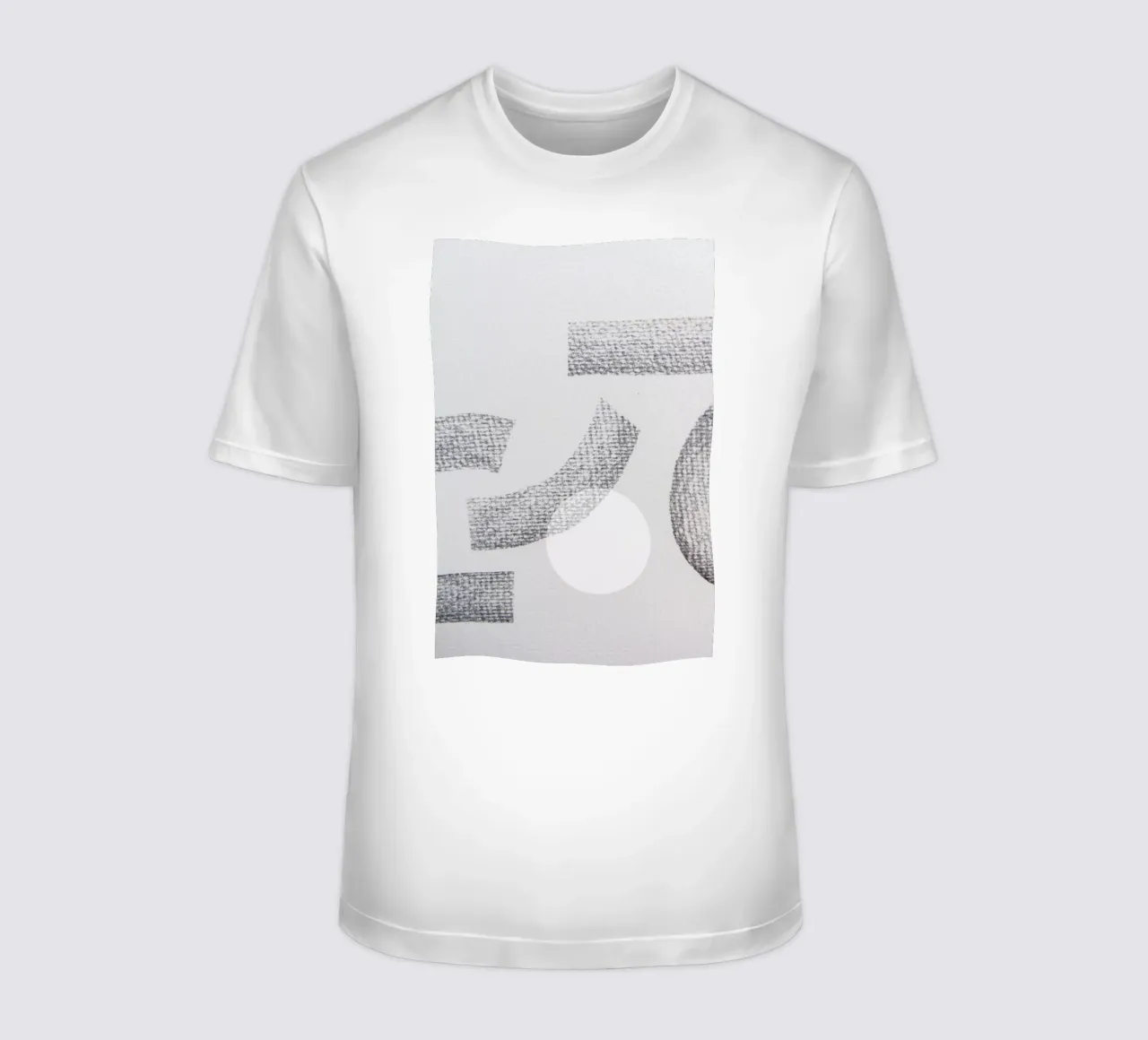 Minimal Abstract Charcoal t-shirt da Studio Nahili