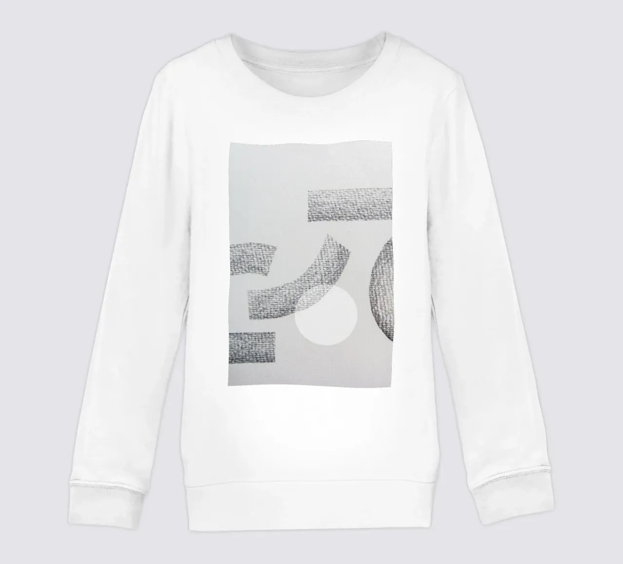 Minimal Abstract Charcoal sudadera para niño de Studio Nahili
